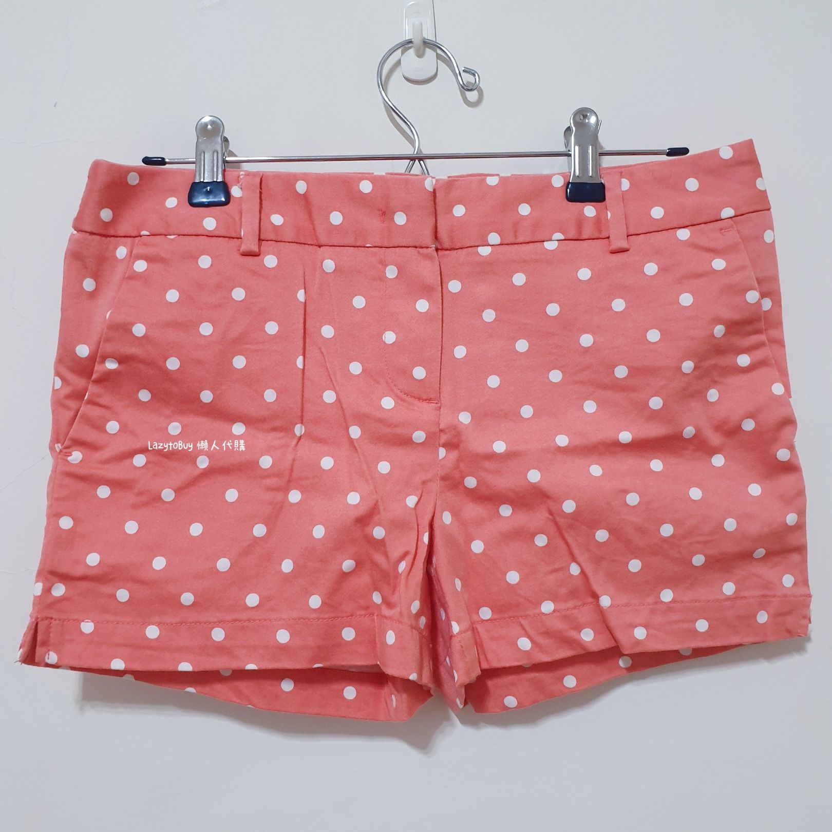 【二手】韓國品牌 點點短褲 粉色 褲子 圓點 官方正品（已絕版）
