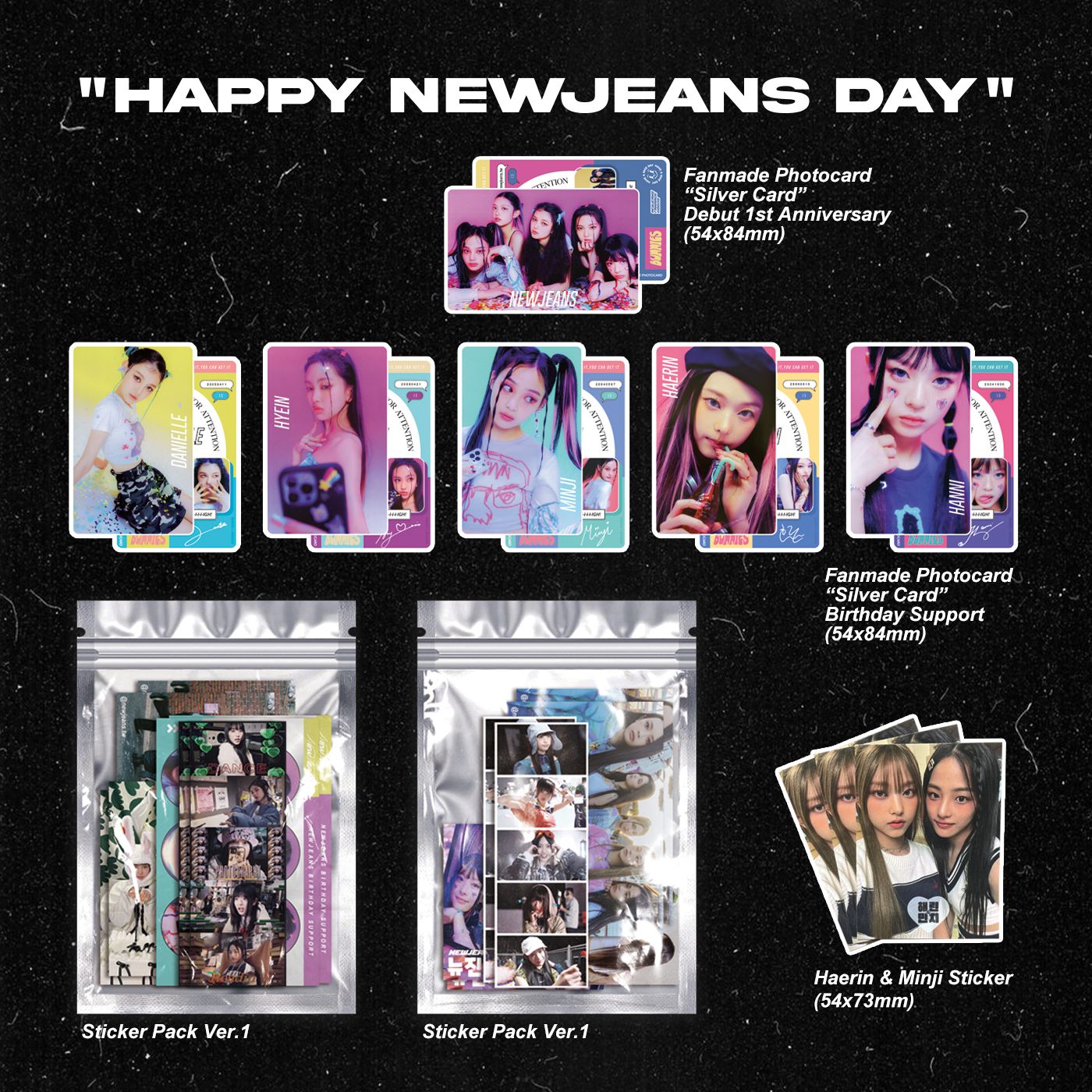 [飯製] 2023 NewJeans 紀念應援小卡全套10張一組