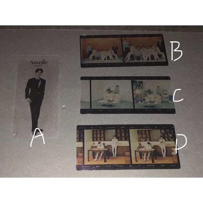 UP10TION 專輯小卡 透卡 曉悟 李東烈