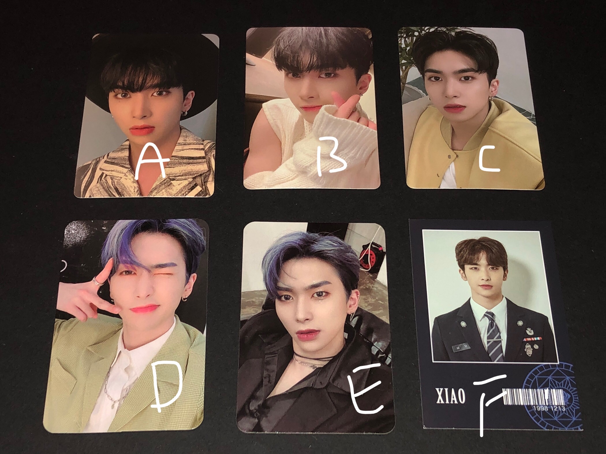 UP10TION 曉悟 李東烈 專輯小卡