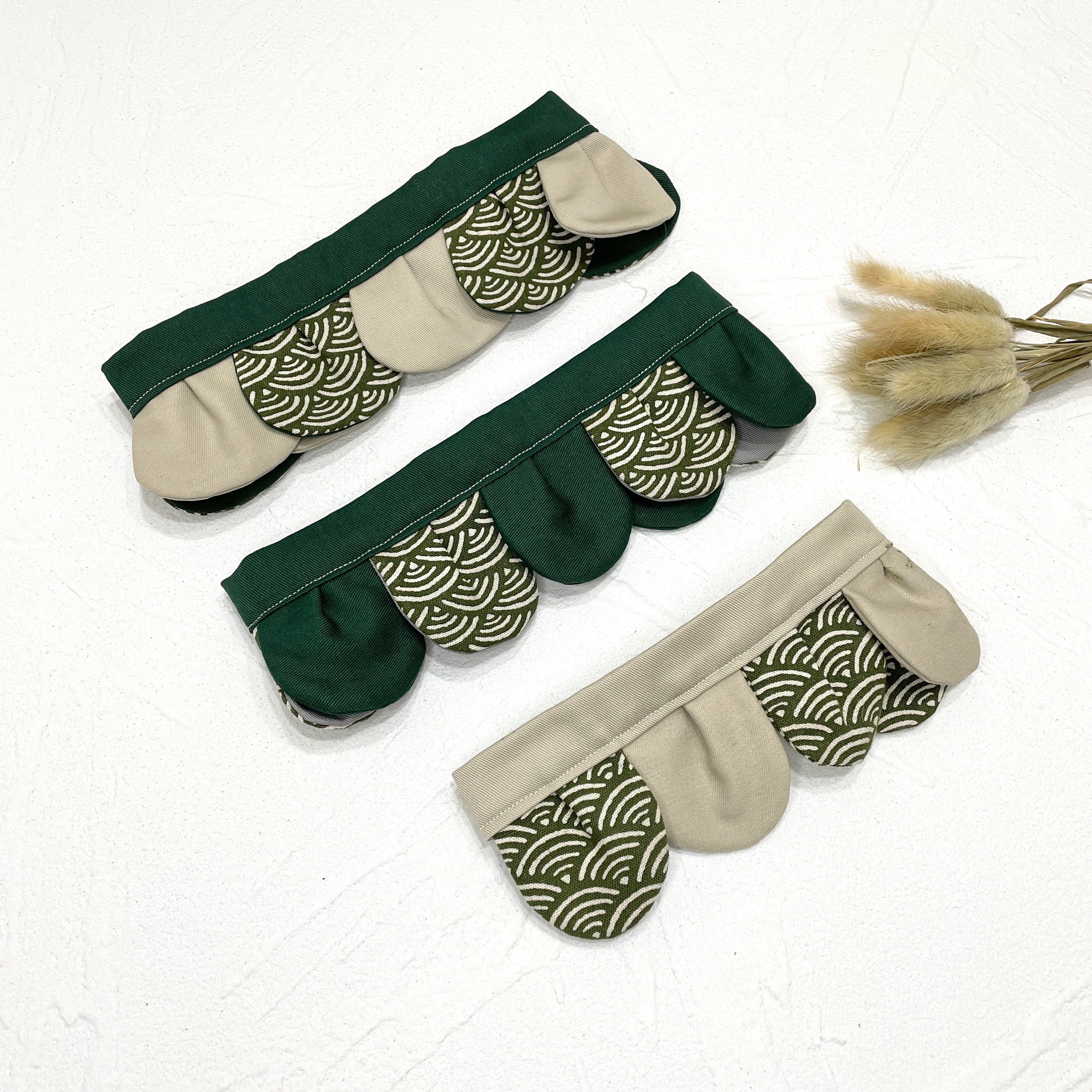 【MEMEPLANET】大拇指兜兜-日式青海波紋