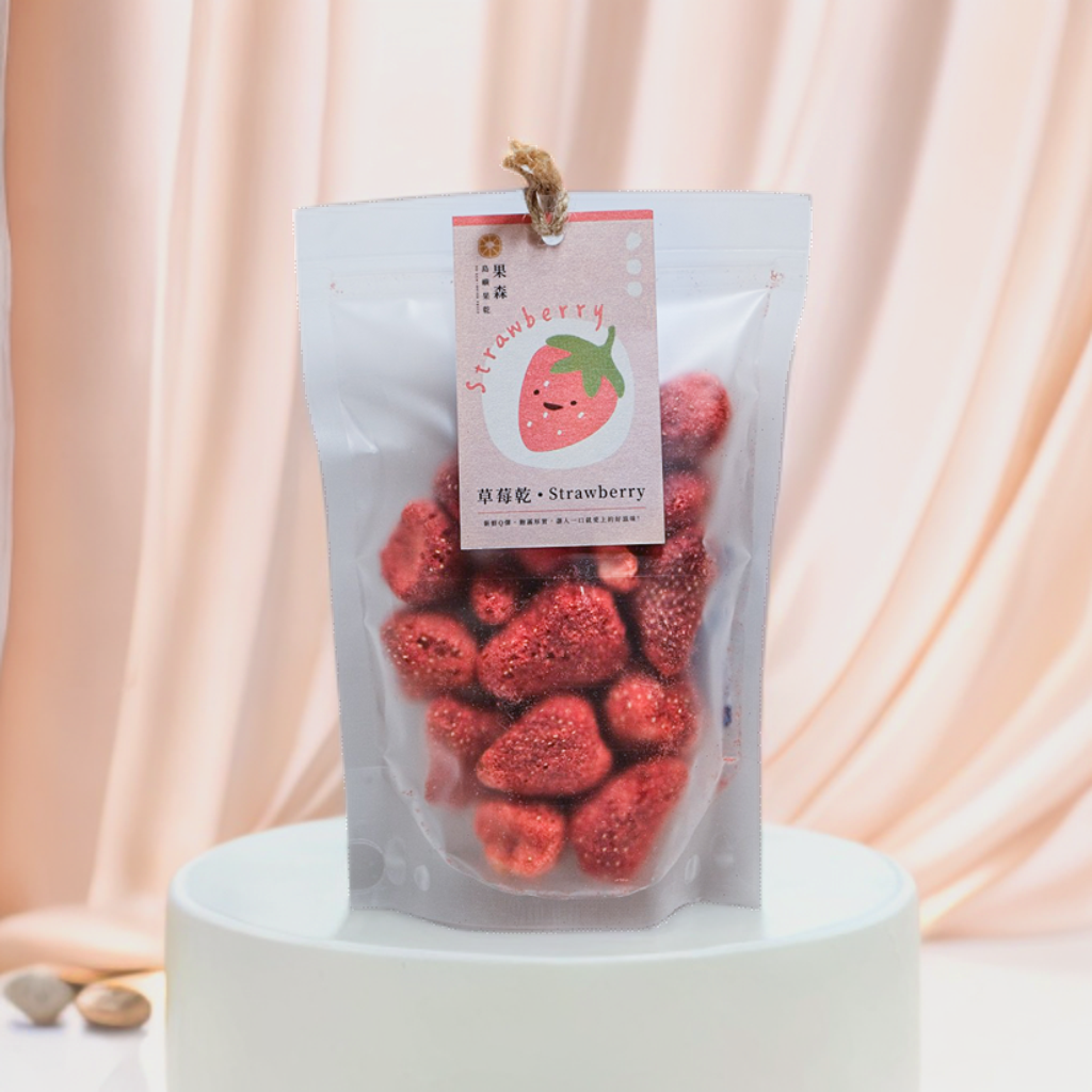 超大顆草莓乾