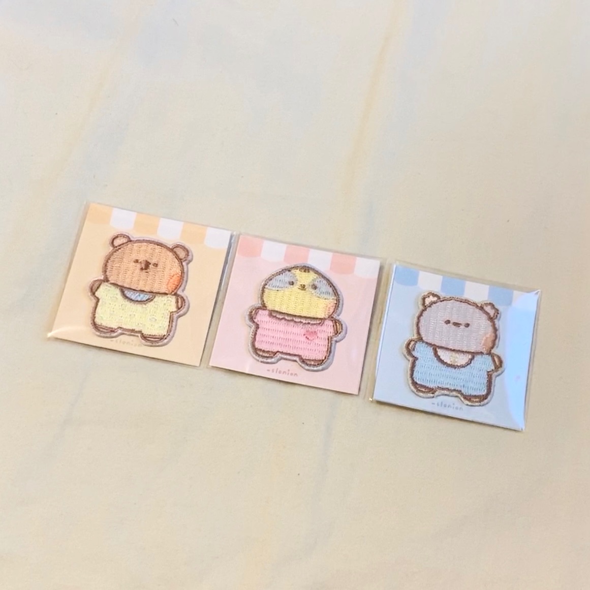 蔥懶 寶寶裝刺繡熨燙貼 三款