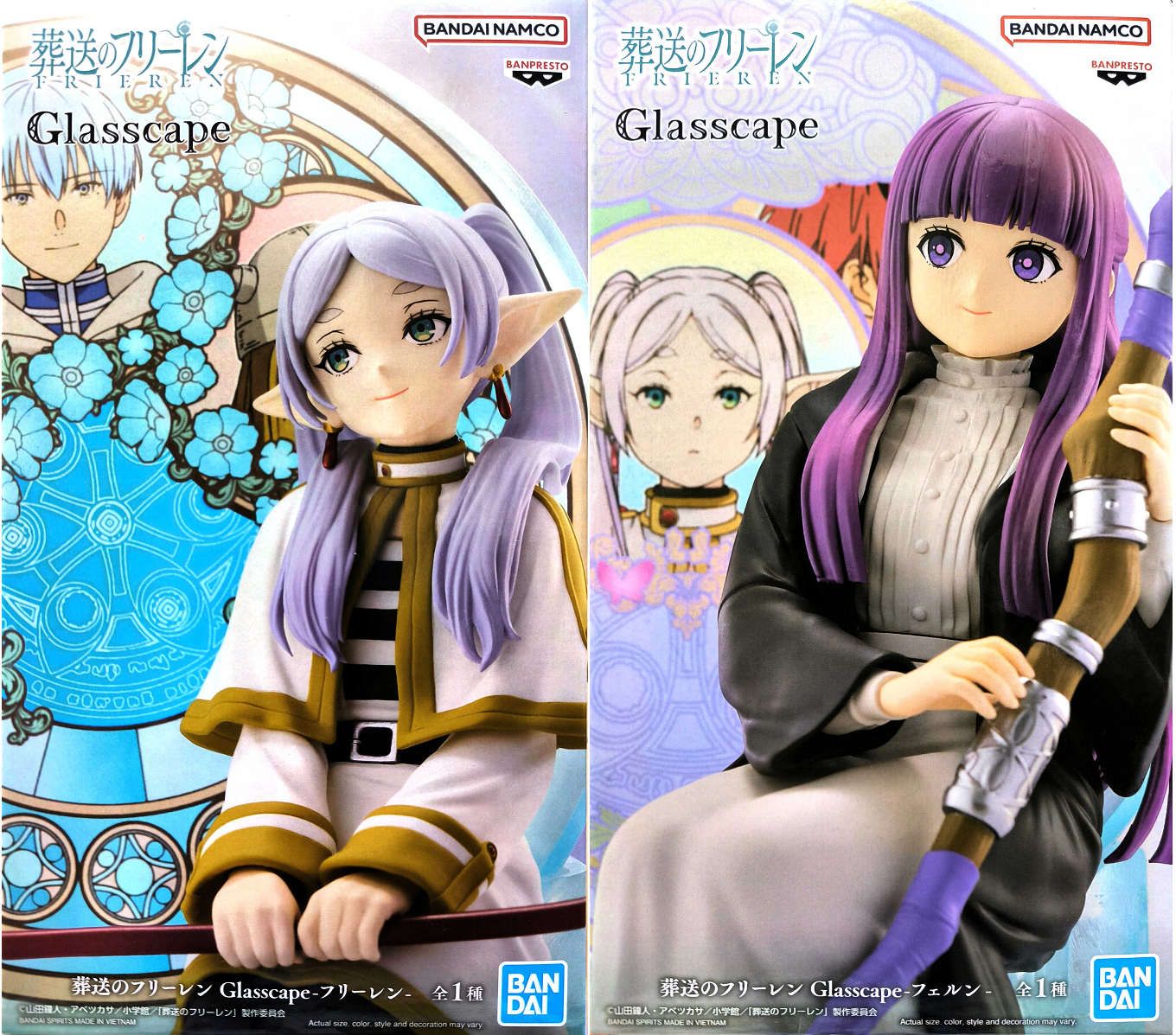 BANPRESTO正版 代理版 景品 葬送的芙莉蓮 Glasscape 芙莉蓮 ＆ 費倫