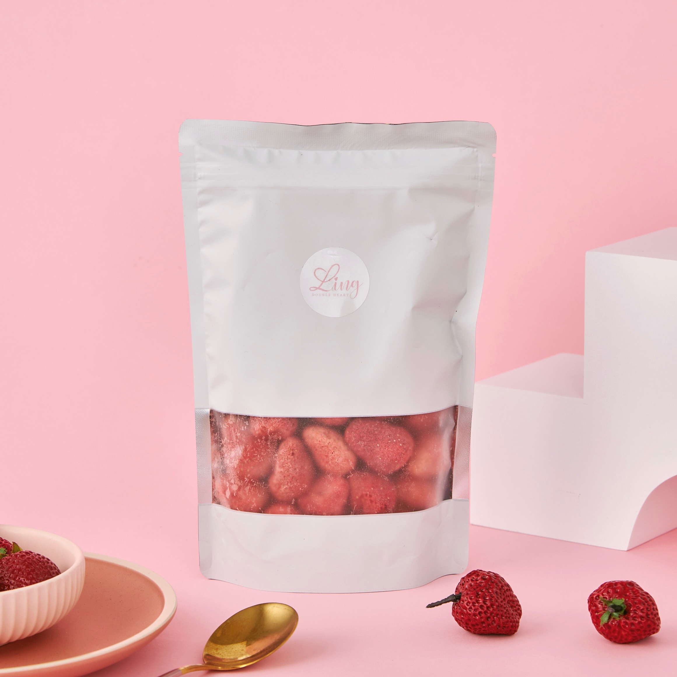 LING双心｜凍乾草莓乾