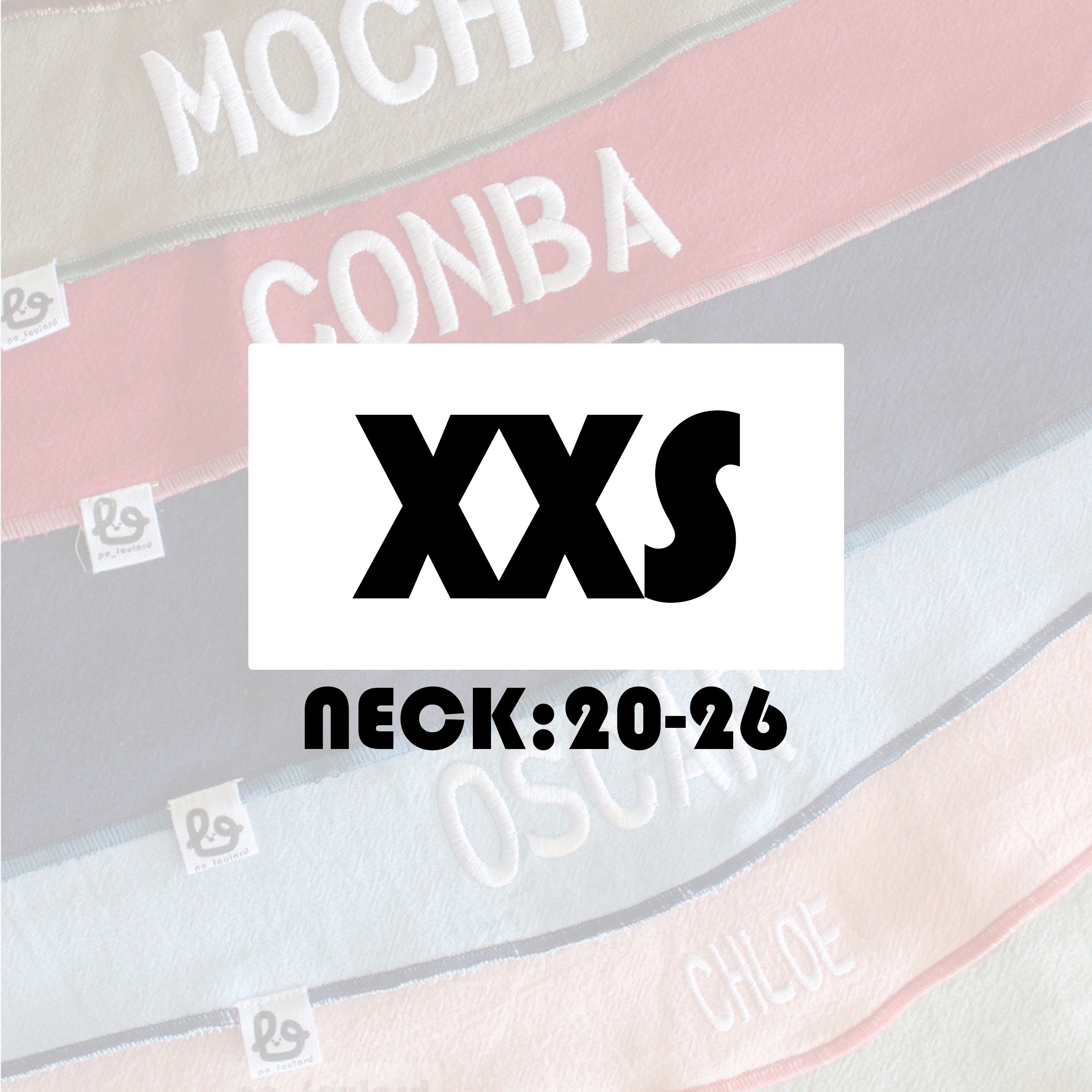 刺繡姓名領巾xxs