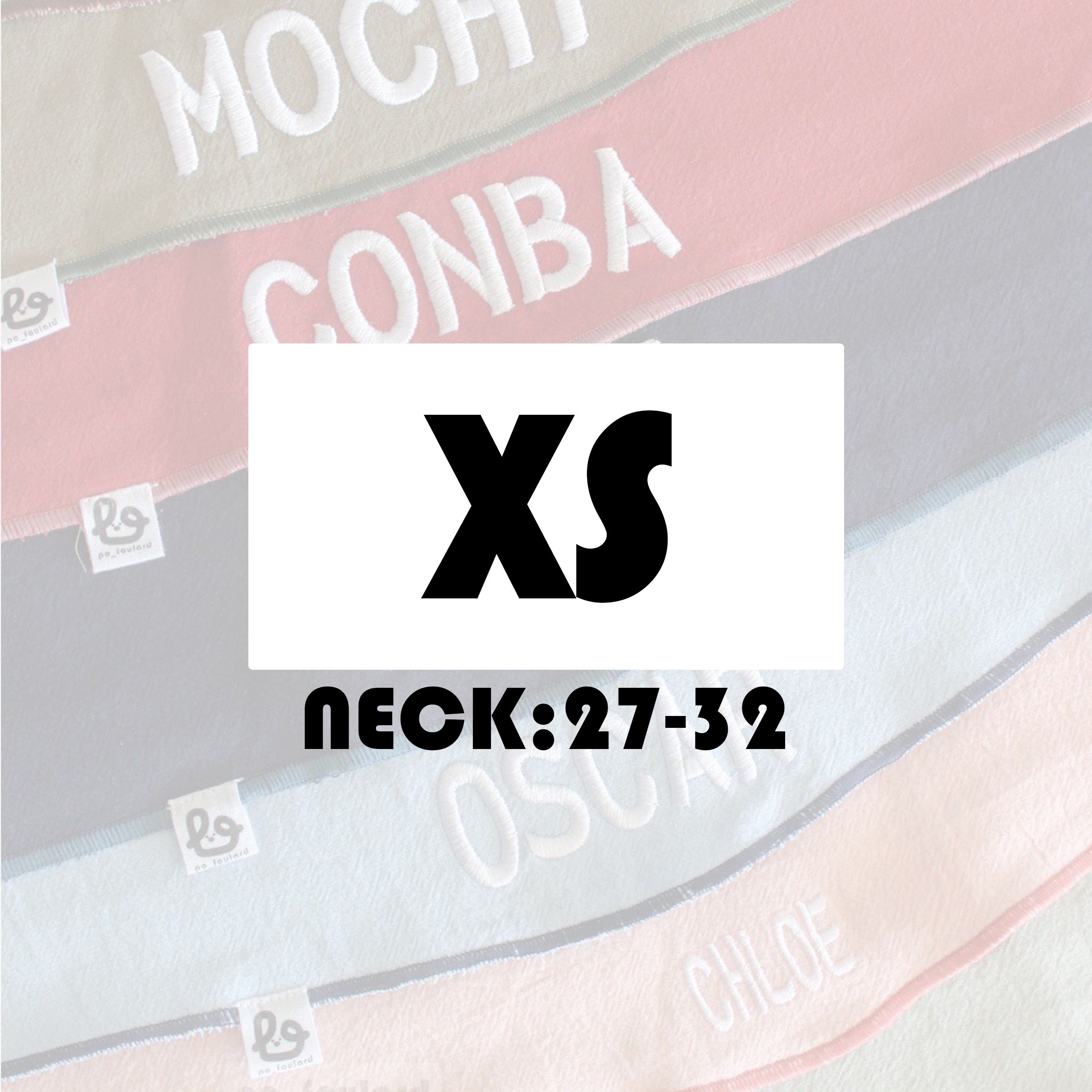 刺繡姓名領巾xs