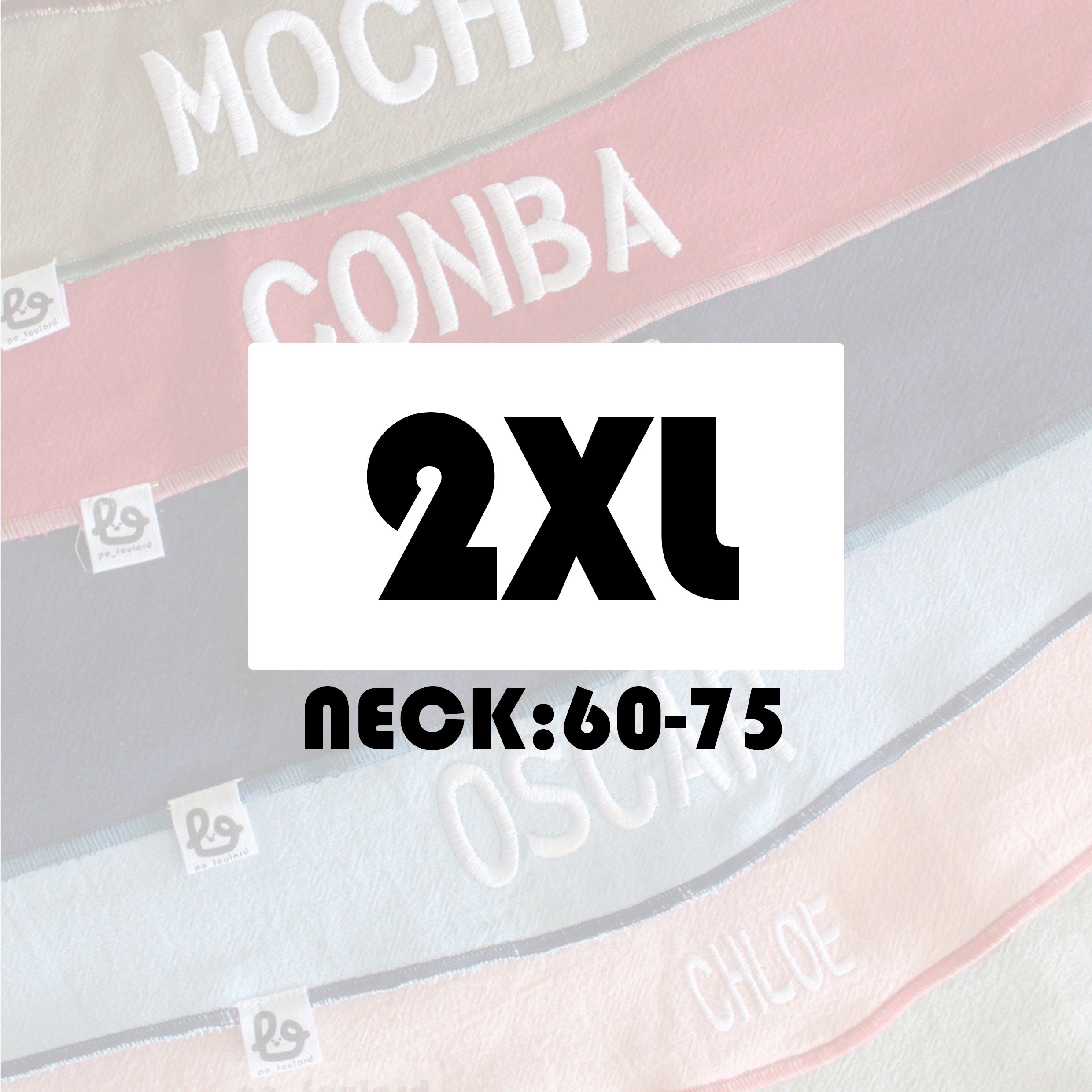 刺繡姓名領巾2XL