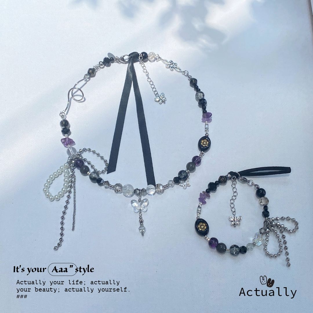 Actually Select | No.148 Fern 費倫 | Y2K ins 葬送的芙莉蓮 串珠項鍊 項鍊