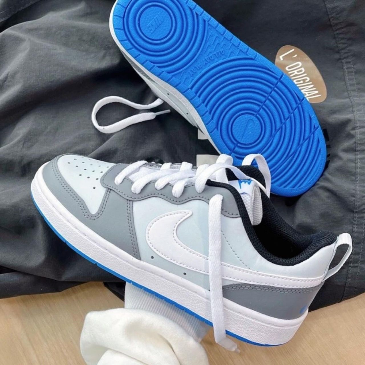 ＜調貨＞NIKE COURT BOROUGH LOW 2 酷灰