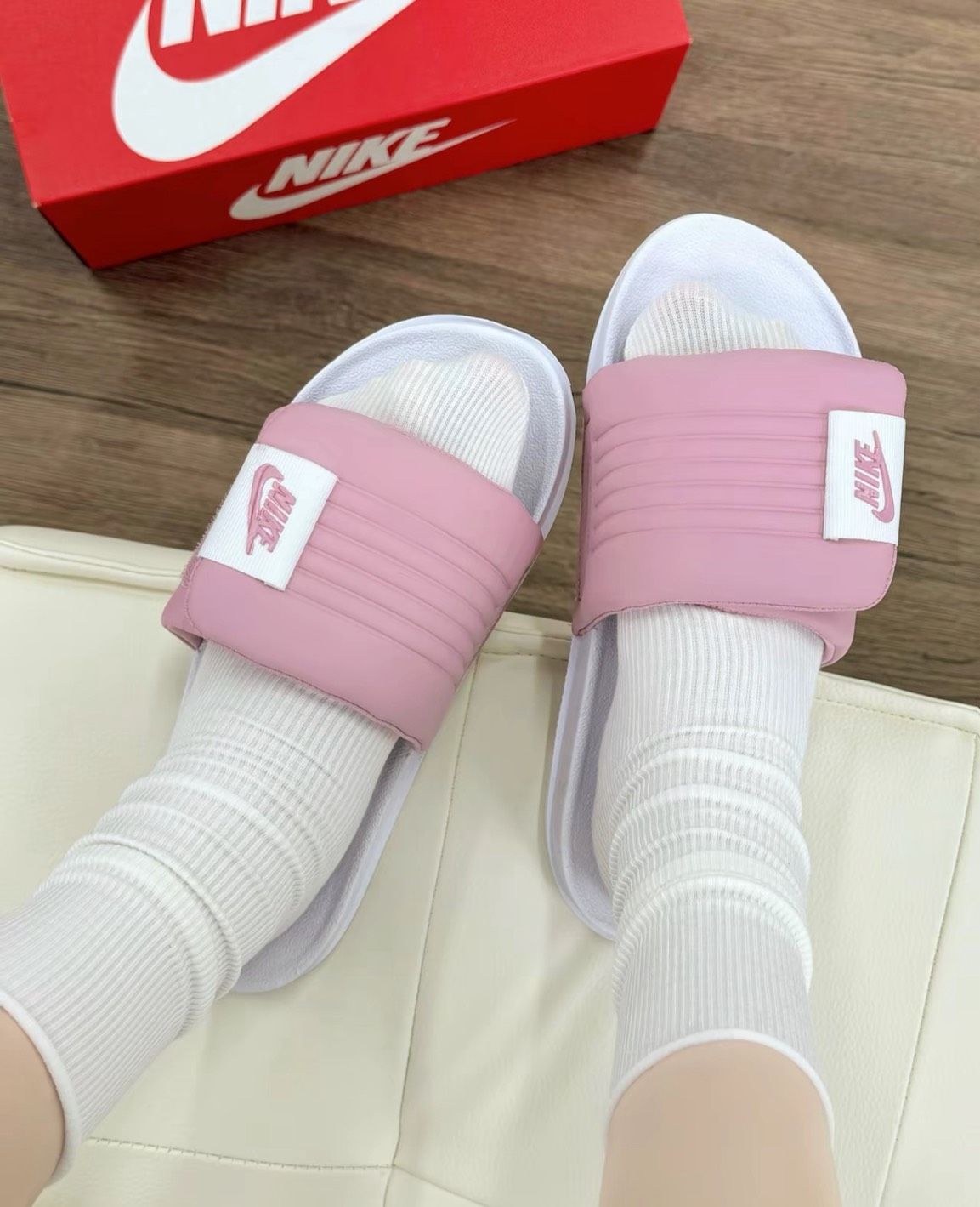 ＜*預購＞台灣未發售 NIKE 拖鞋 粉紅泡泡糖 DV1033-103