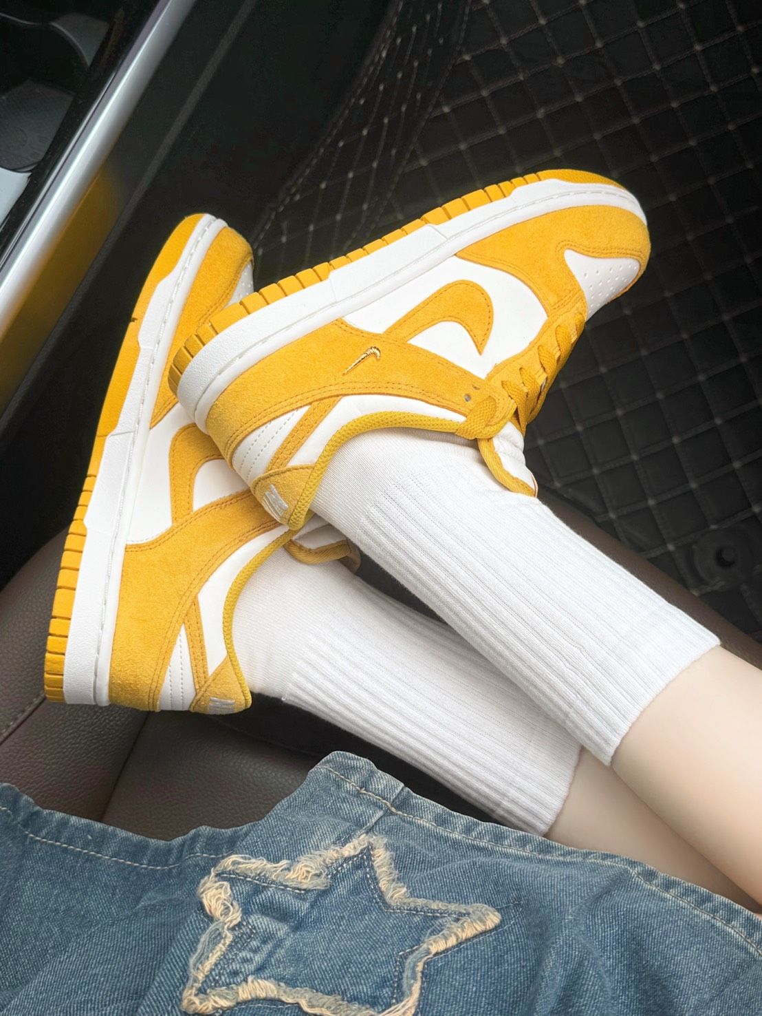 NIKE DUNK 夏日多巴胺 向日葵 白黃 IB4417-101