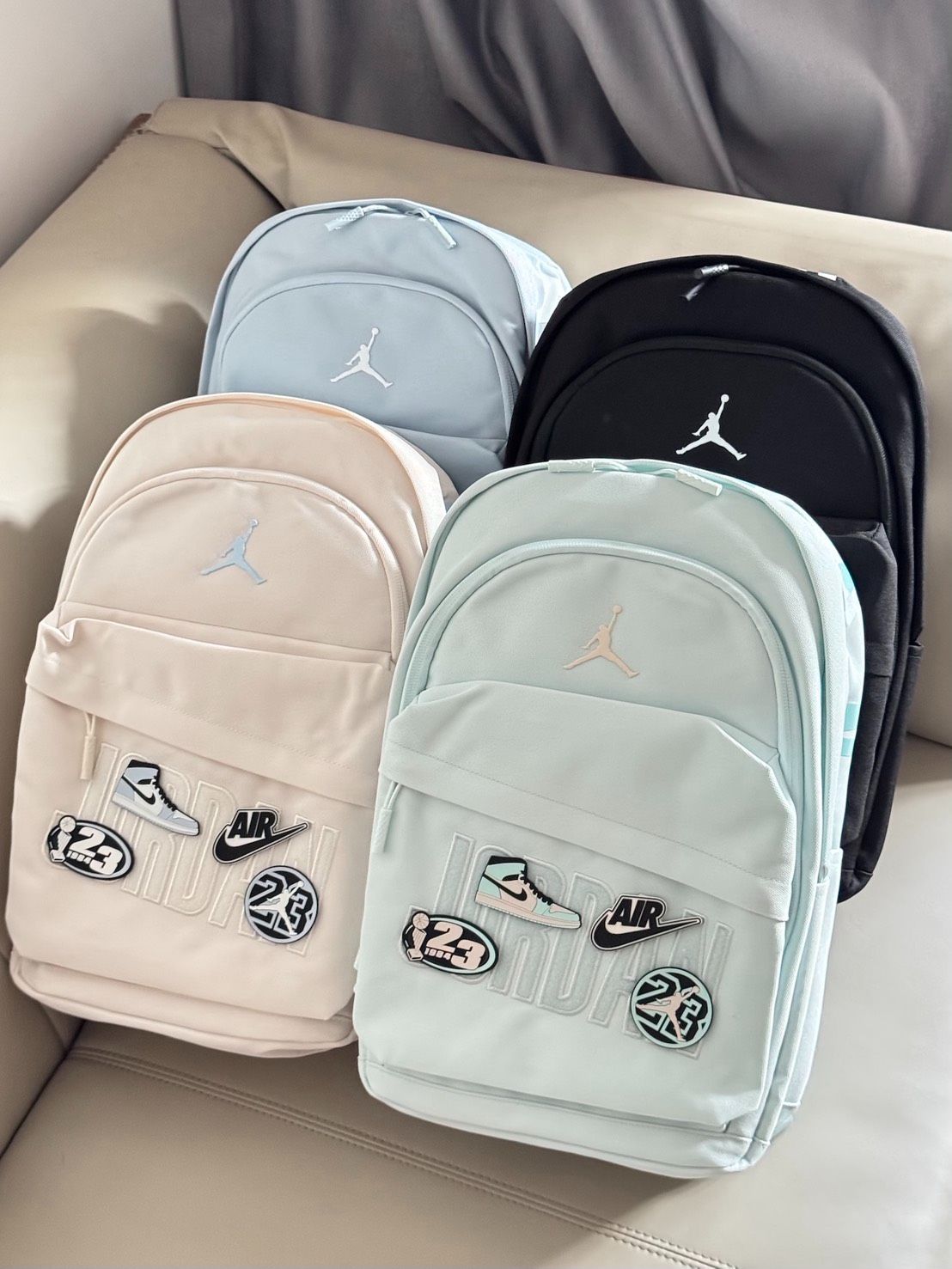 ＜預購＞JORDAN 雙肩包 厚背包 魔鬼氈