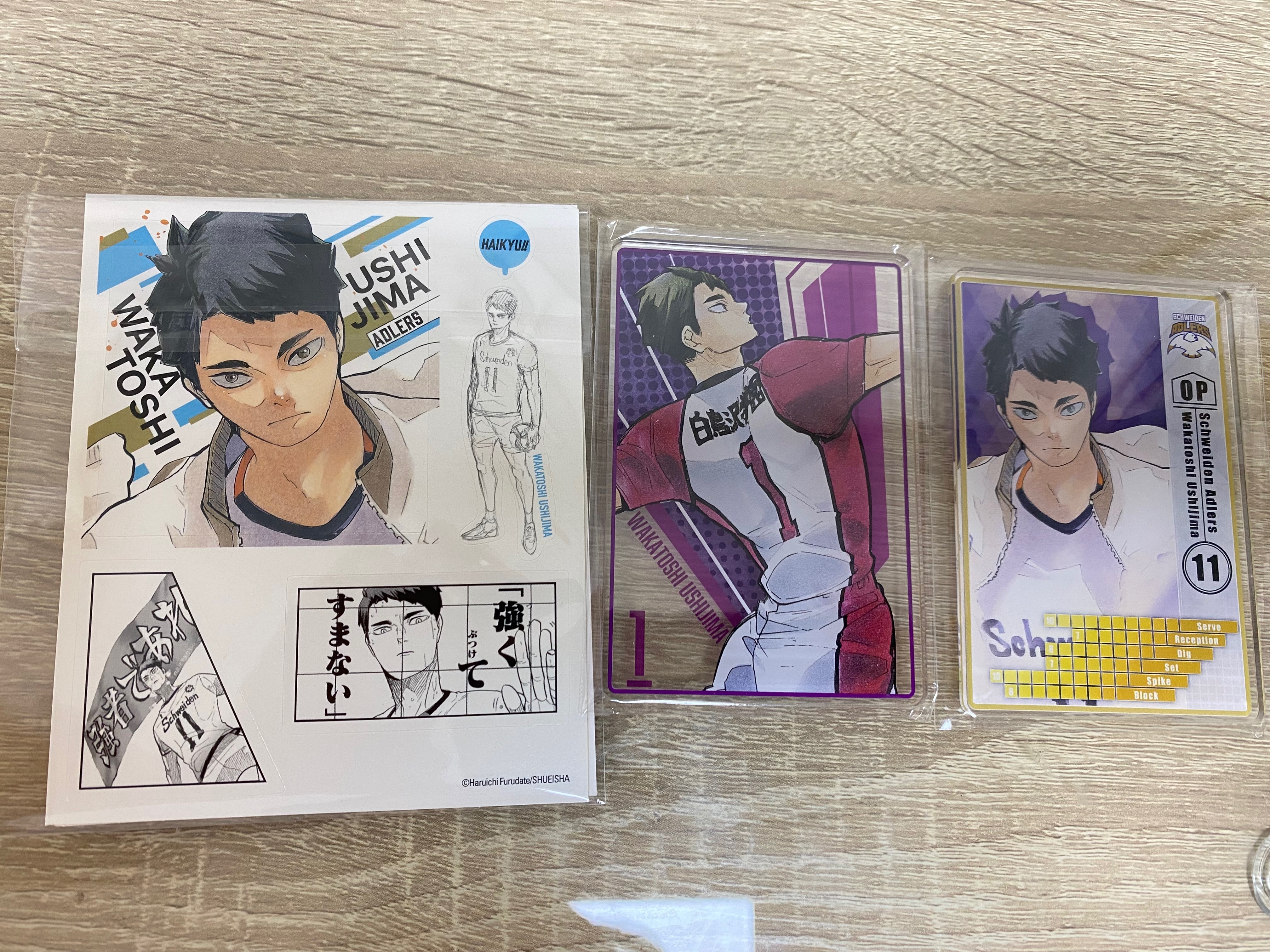 牛島：八週年數據卡、十週年數據卡、拍立得+貼紙