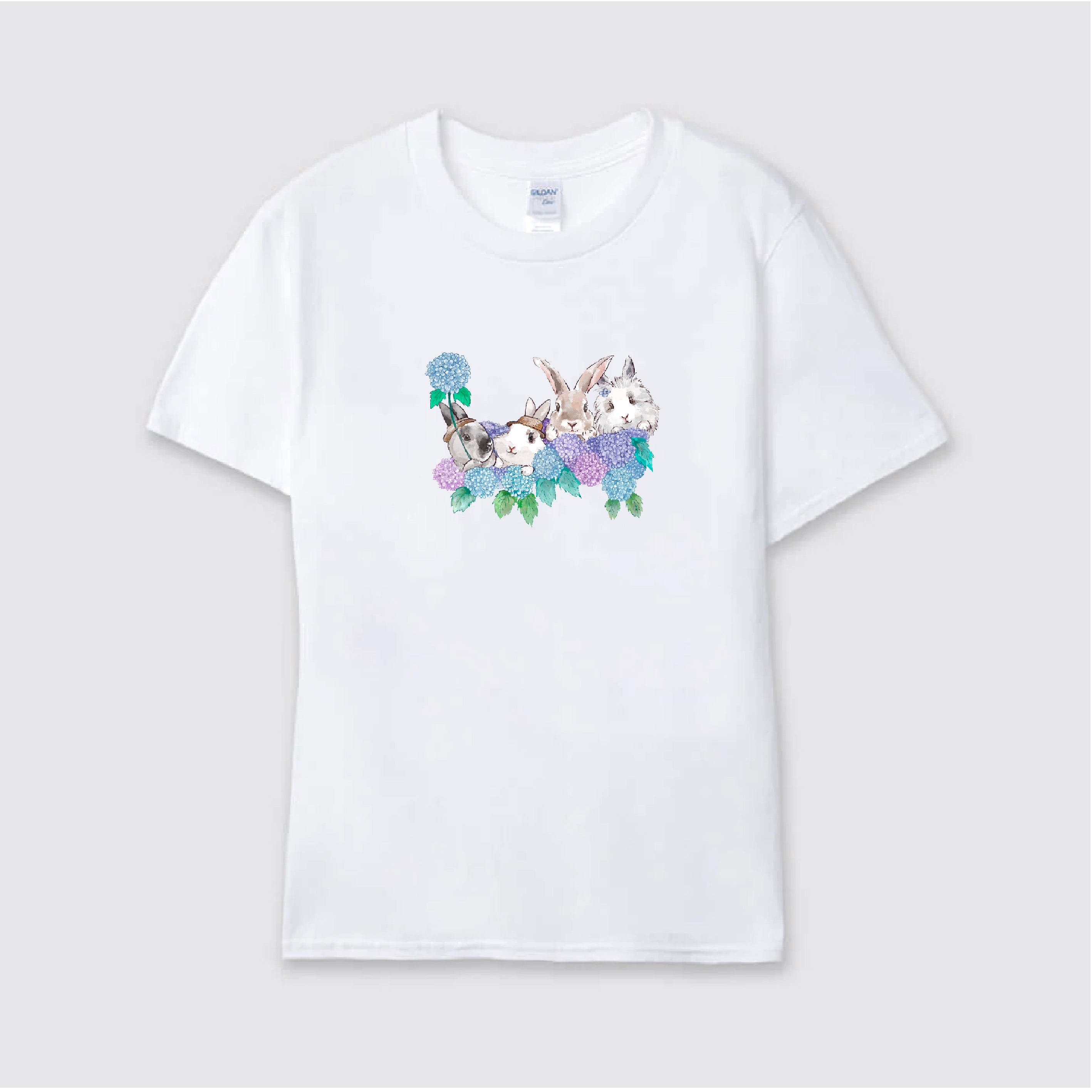 夏日記憶繡球花款T-Shirt