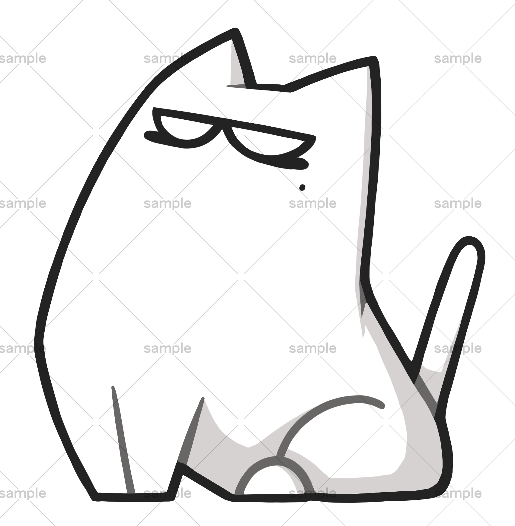 【原創】臭臉小白 站挺挺飯友