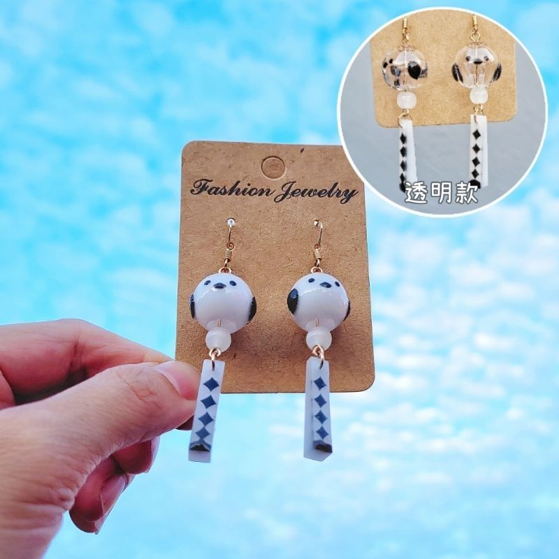 山雀風鈴耳環（實色款＆透明款）