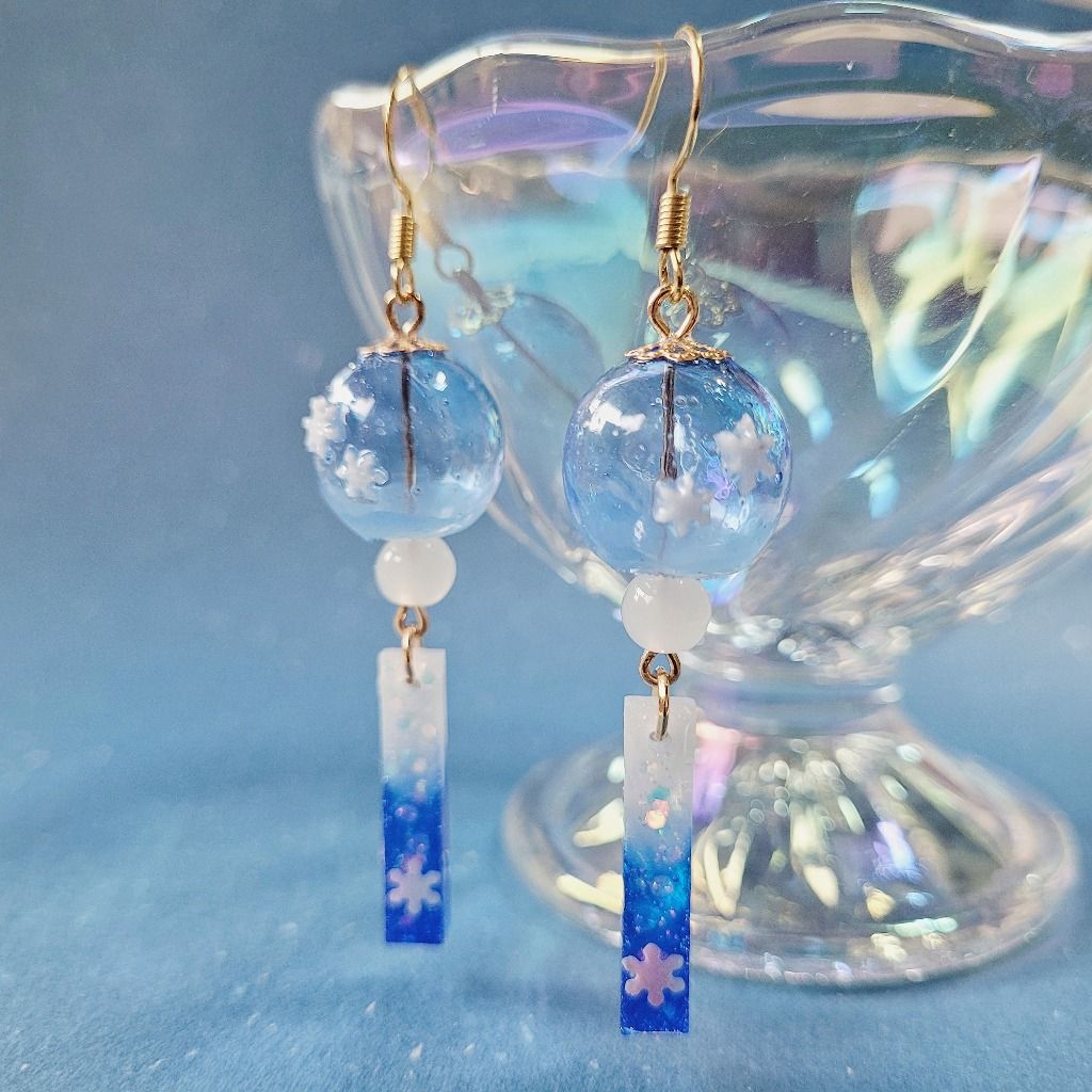 雪花風鈴耳環