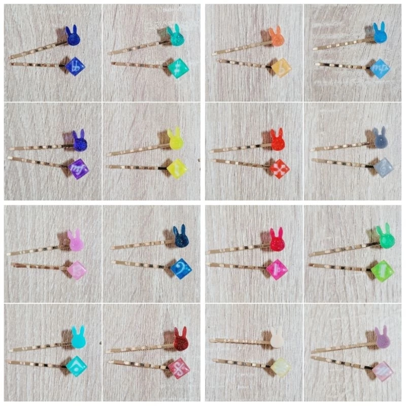 偶像星願一字夾【兩入一組 】