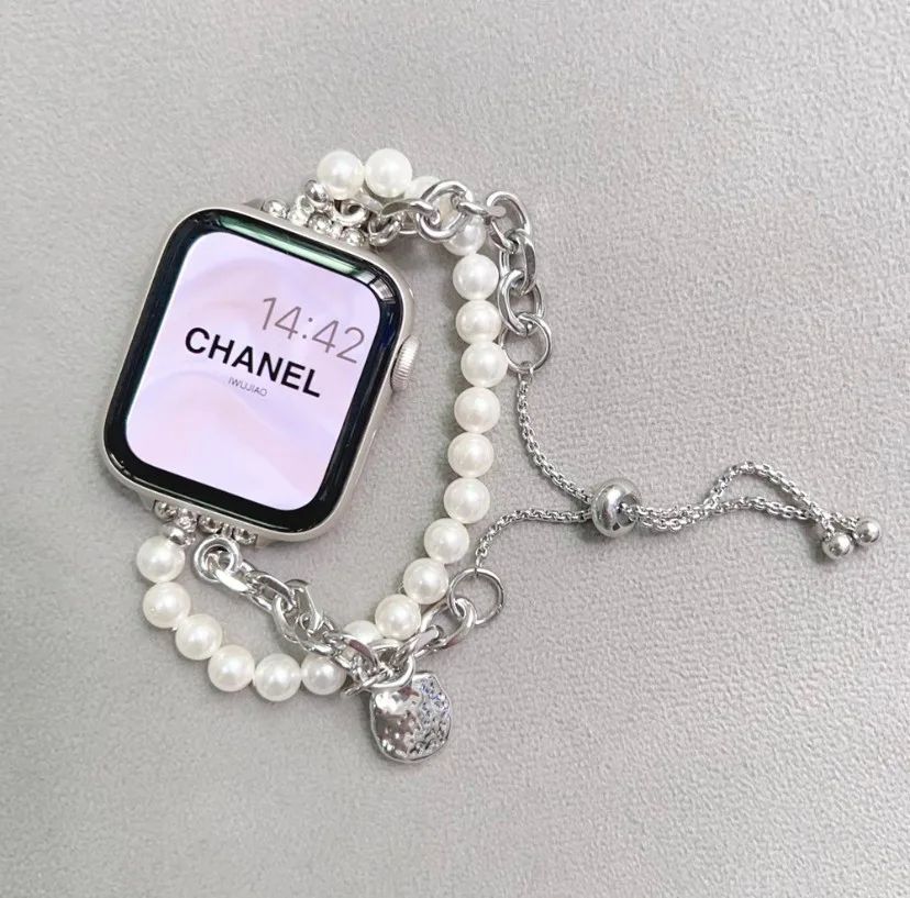 珍珠鏈條款apple watch錶帶