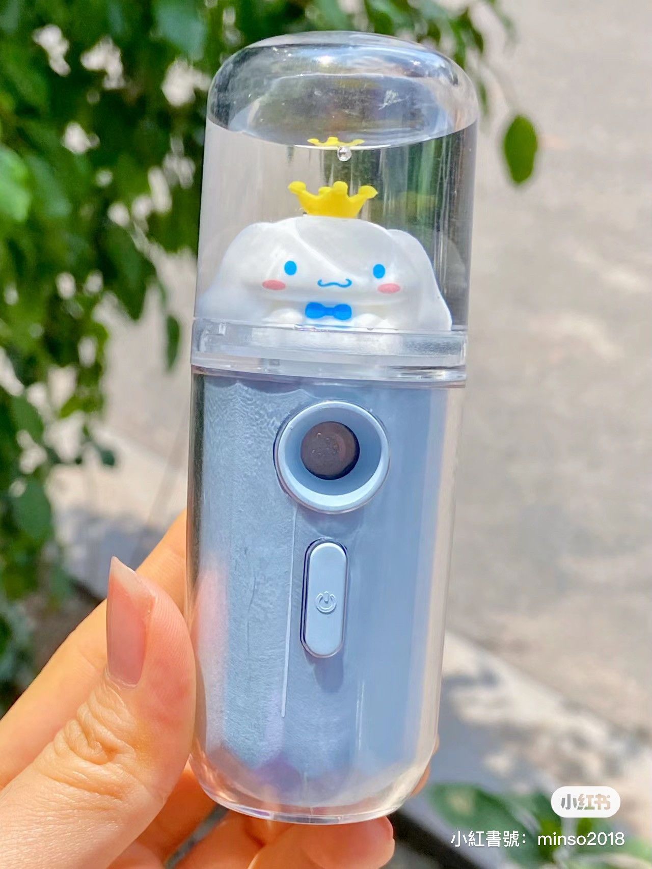 卡通正品 Miniso 名創優品三麗鷗夏日細霧噴水補水儀