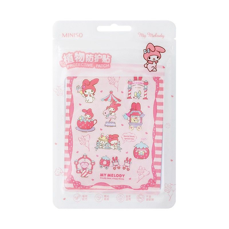 卡通正品 Miniso 名創優品三麗鷗PU防蚊蟲植物防護貼2入