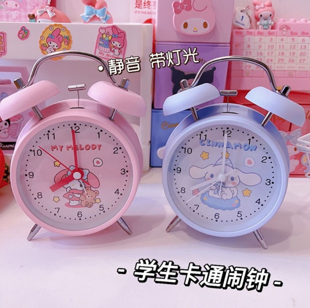 三麗鷗早晨鬧鐘 自帶燈光