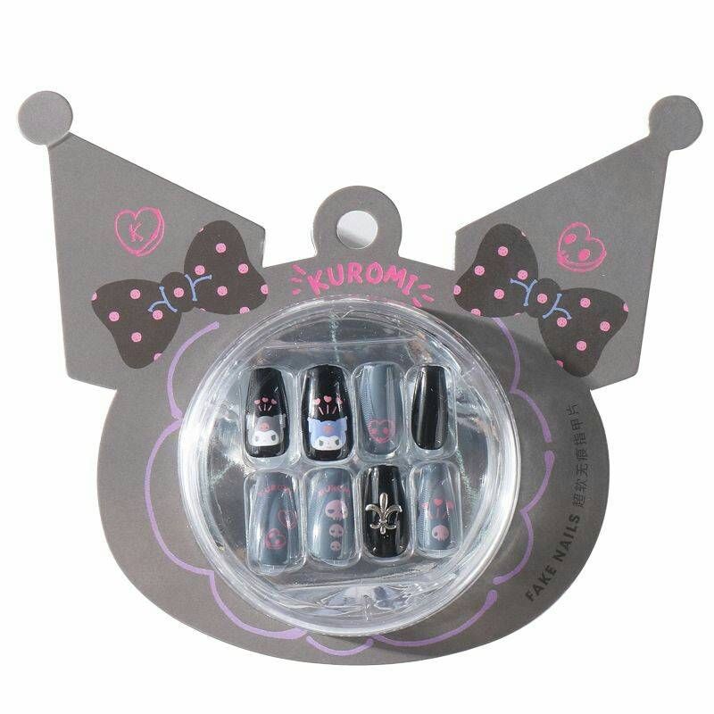 #美甲  庫洛米無痕穿戴甲