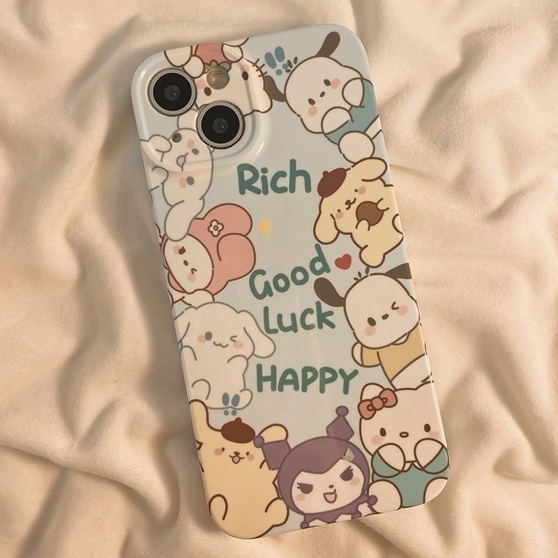 #手機殼 怪獸大學三麗鷗亮面手機殼