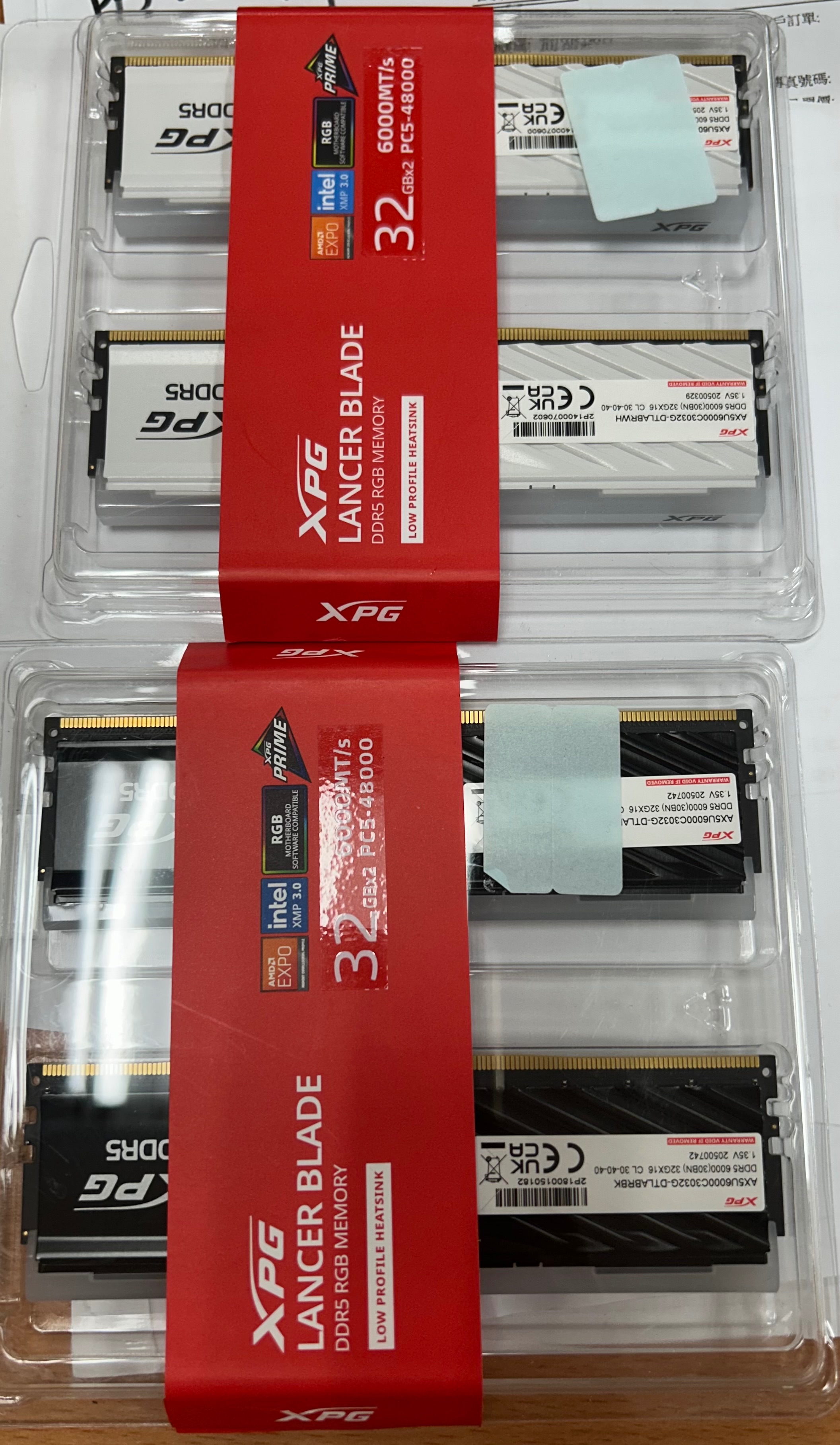 威剛DDR5 32G RGB c30