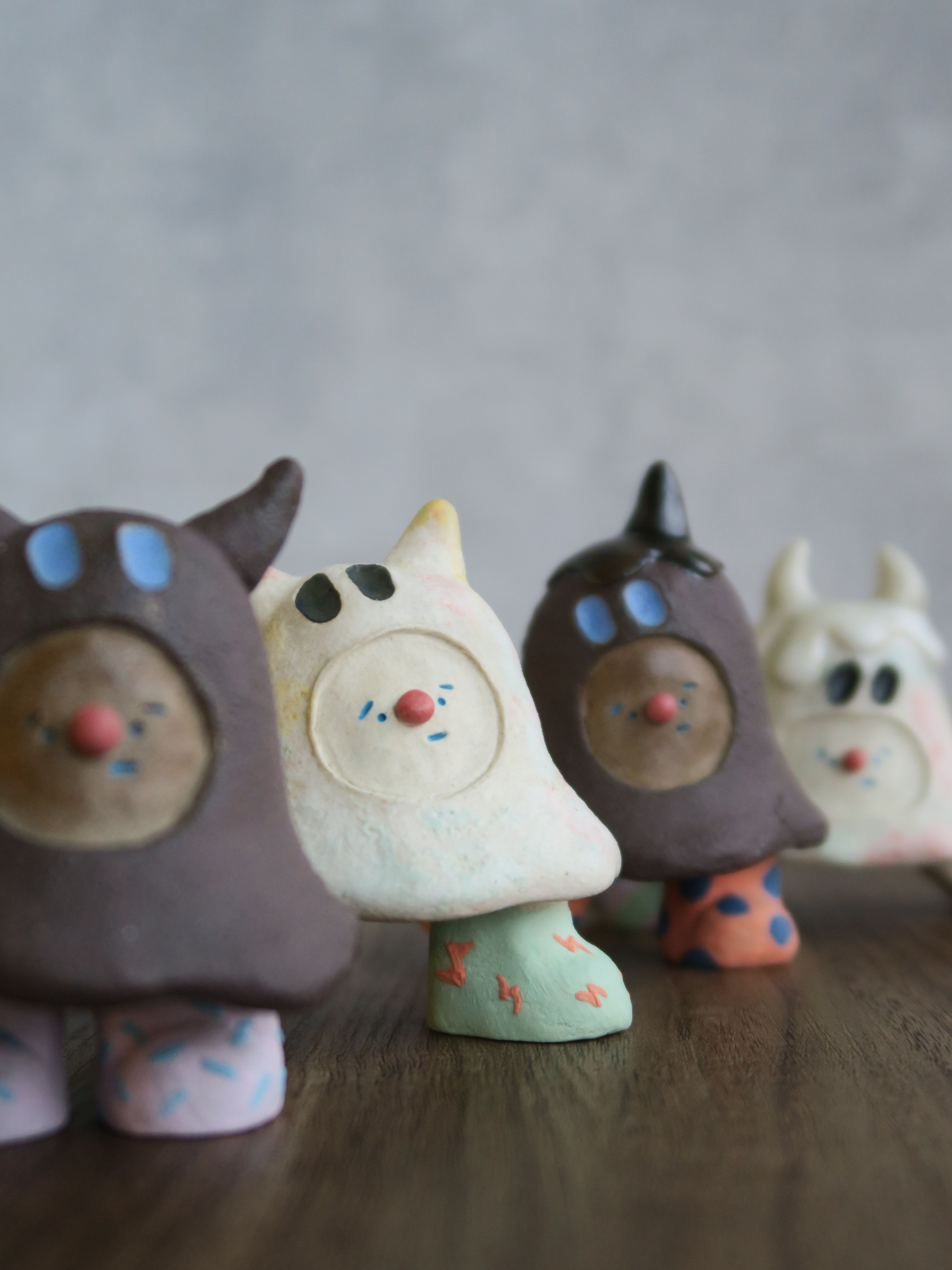 Naughtie Boo with socks 搗蛋飄怪穿襪子（White）