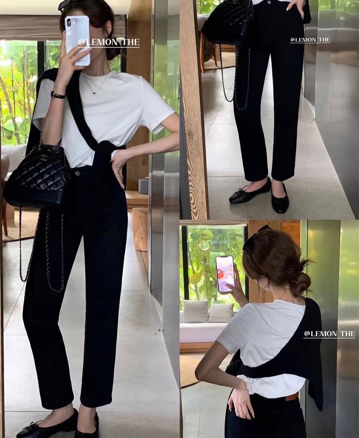 客訂 蝴蝶結字母上衣+牛仔工裝短裙+牛仔褲+特價上衣