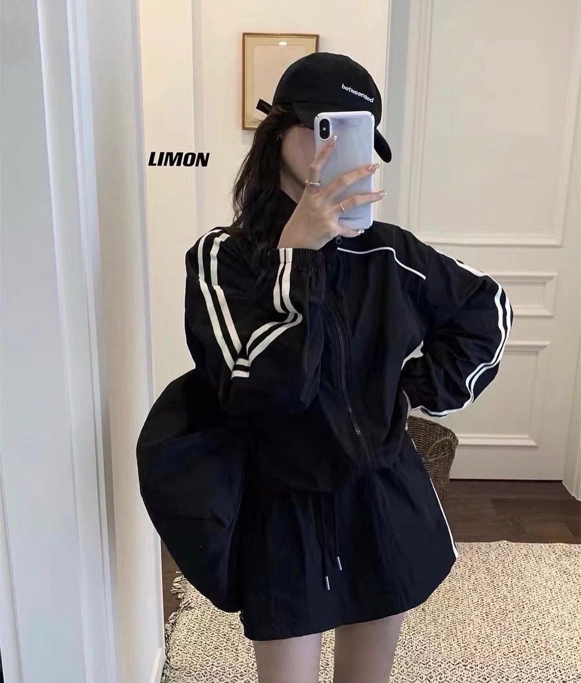 🇰🇷韓國防風外套+鬆緊裙SET套組