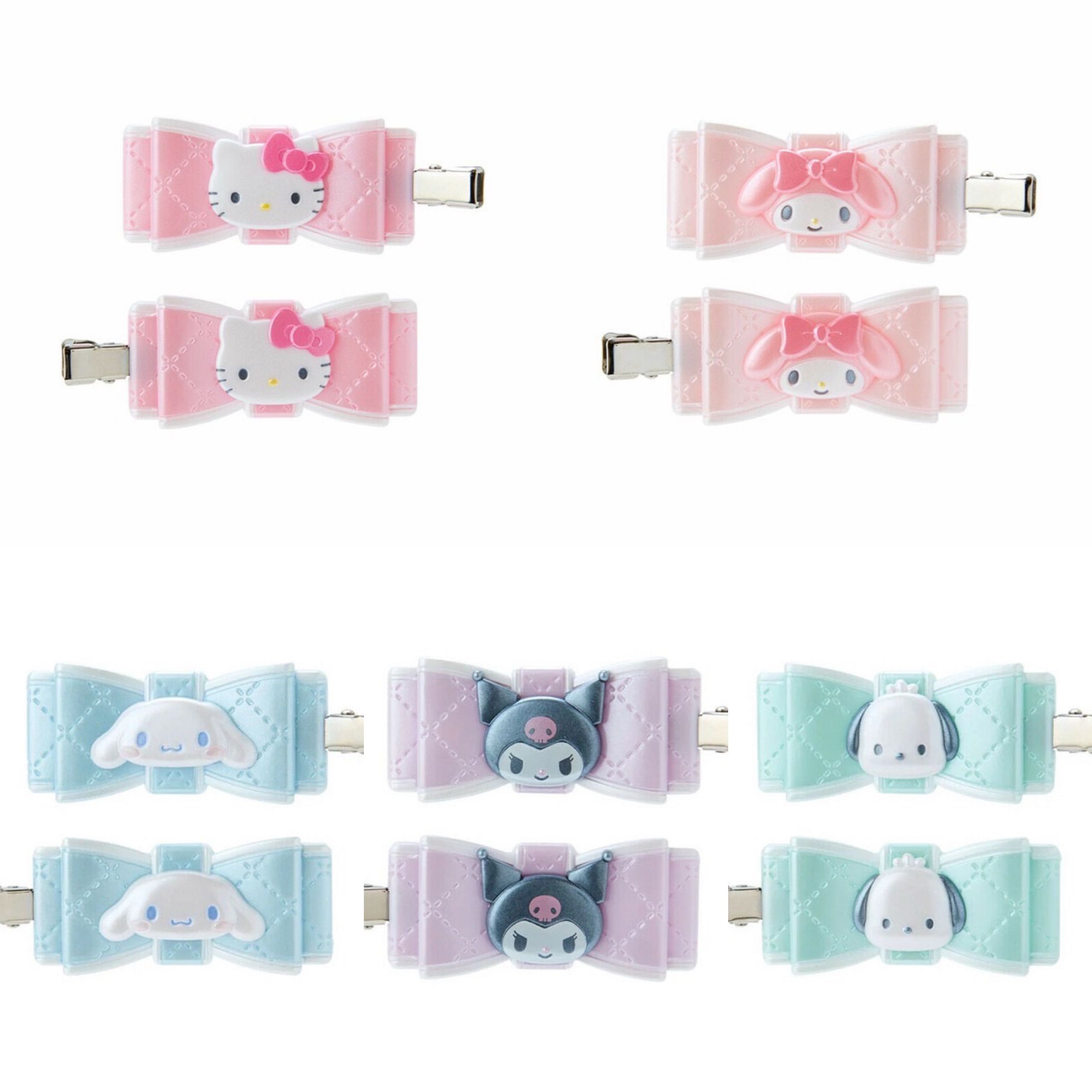 甜美爆擊♡三麗鷗蝴蝶結髮夾 🎀