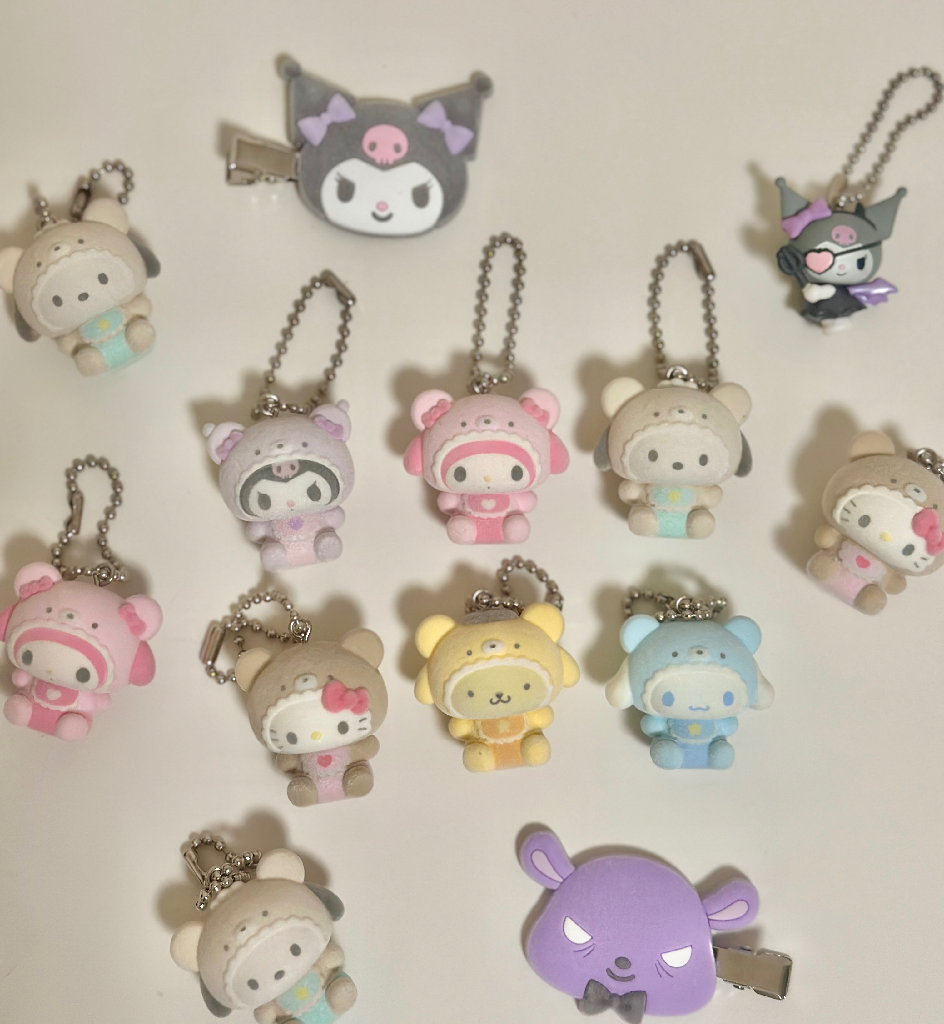 🇯🇵三麗鷗拿鐵小熊植絨吊飾🐻