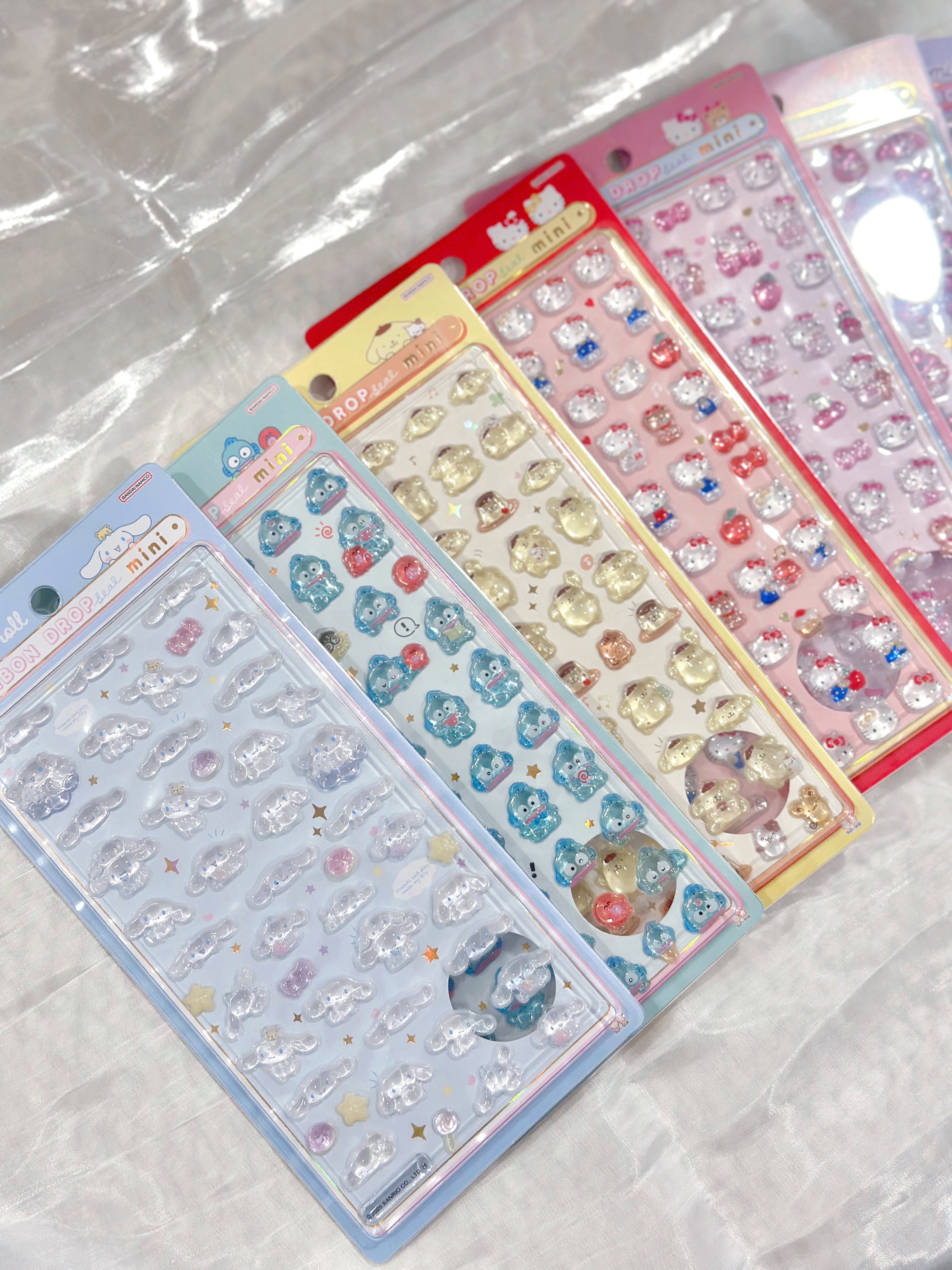 🇯🇵三麗鷗𝗠𝗶𝗻𝗶版水晶果凍貼紙💎