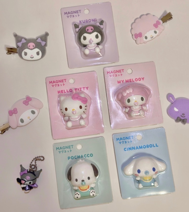 𝜗𝜚.三麗鷗𝗕𝗮𝗯𝘆奶嘴系列冰箱貼🍼