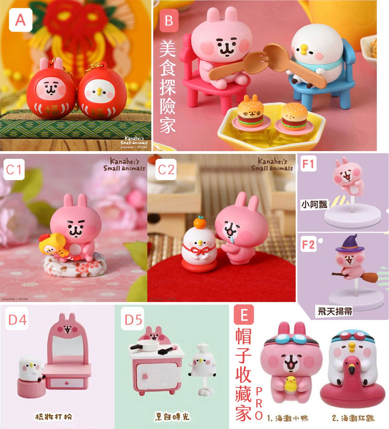 [台版盒玩]帽子收藏家pro/夢幻家具2/甘味處（拆盒確認款）