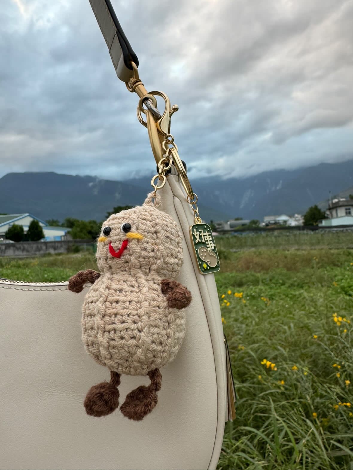 胖胖花生君吊飾