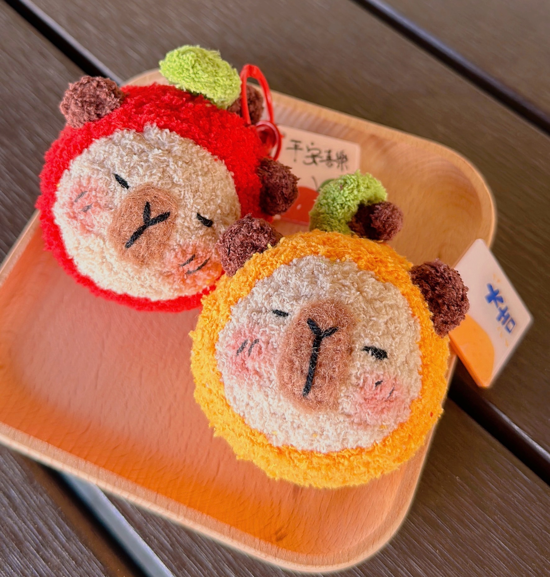 卡皮巴拉水豚君吊飾（大吉/平安喜樂）