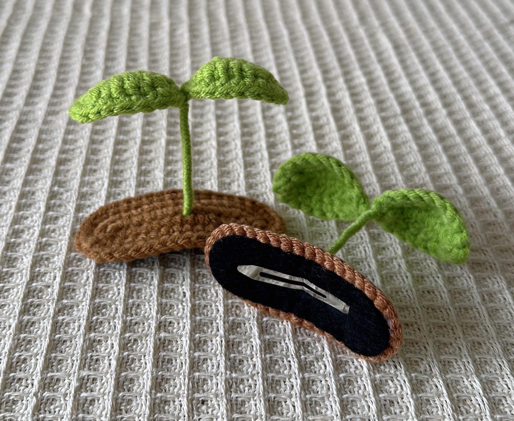 小樹苗髮夾/小草BB夾