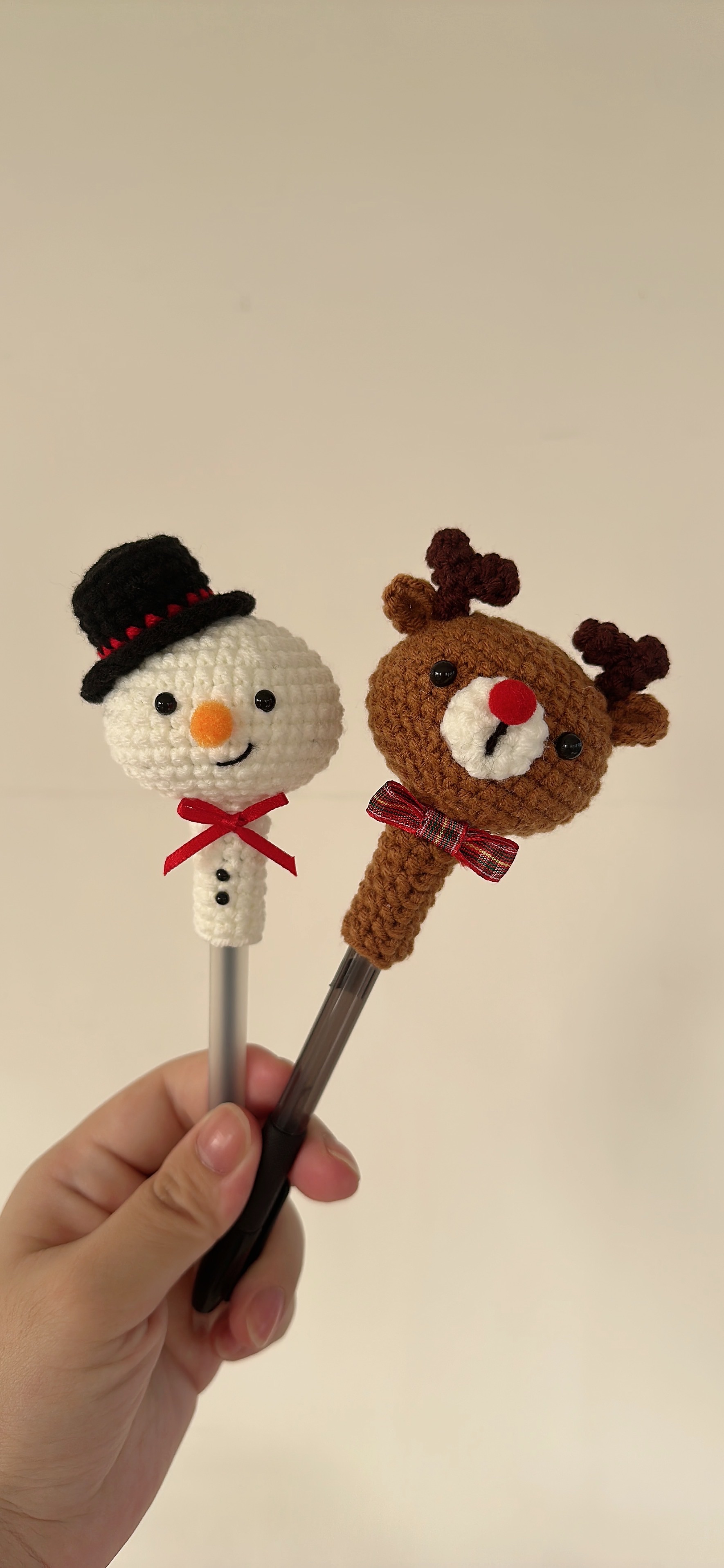 聖誕麋鹿/雪人筆套（不含筆）