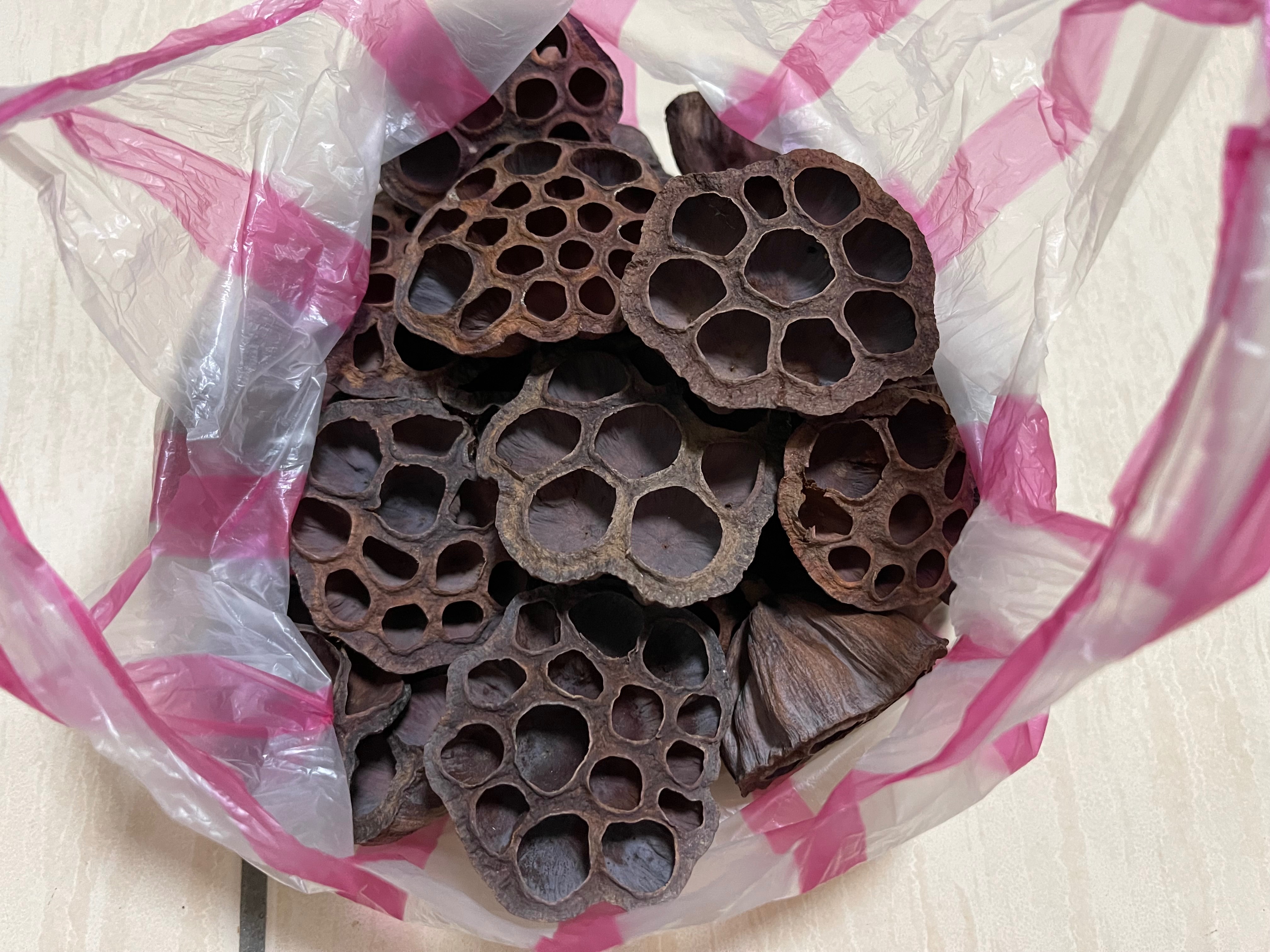 乾燥蓮蓬（鼠婦躲藏專用）天然日曬 無任何添加物