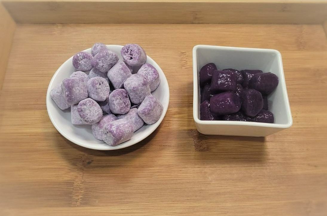 【伍賀芋圓】傳統手做紫薯圓 600g/包 《小包裝，一家吃剛剛好》