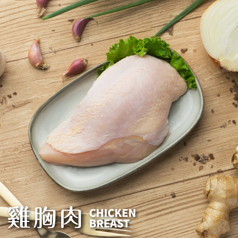 十八養場｜紅玉雞帶皮雞胸肉