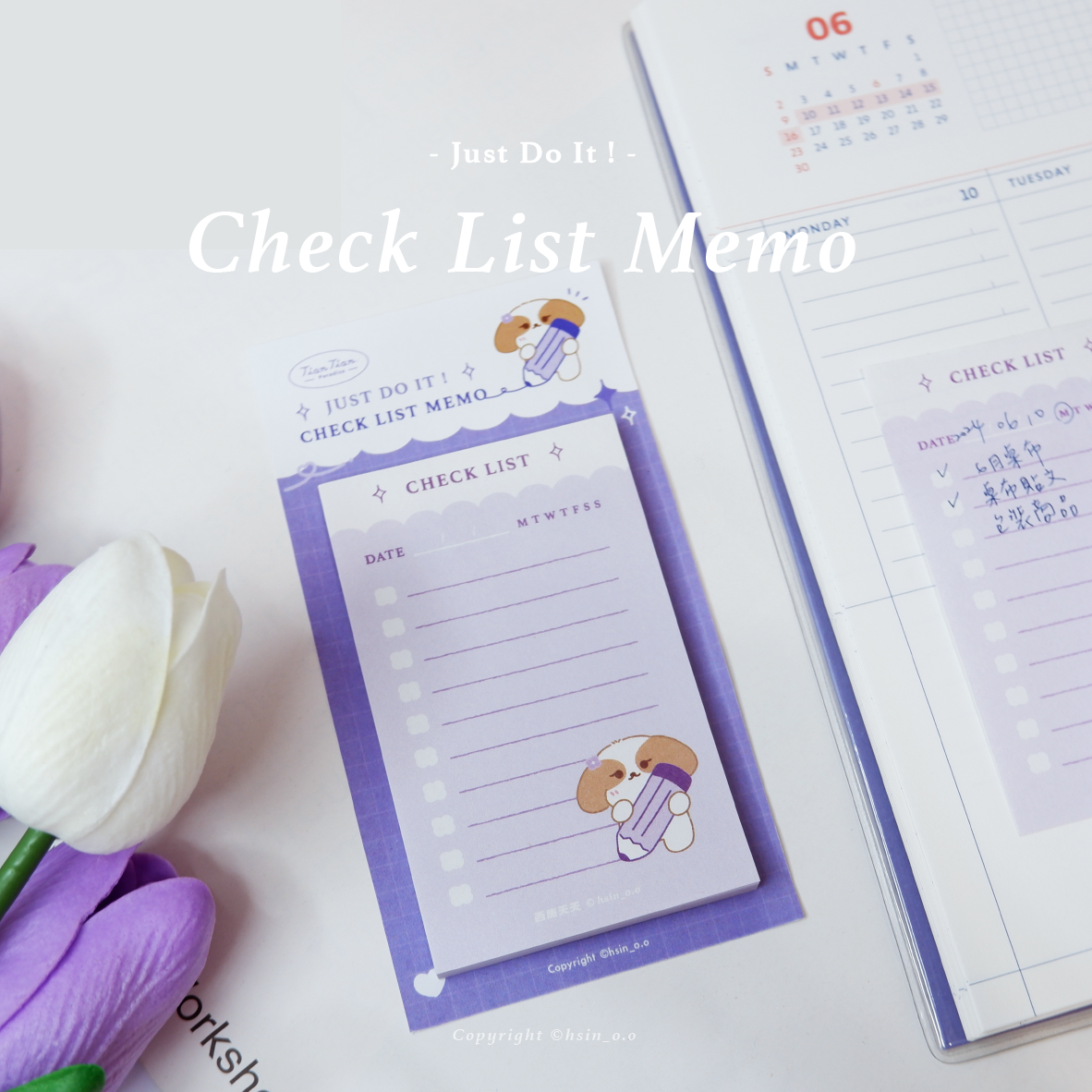 售完絕版✨Check List Memo♡ 有黏性便條 .ᐟ