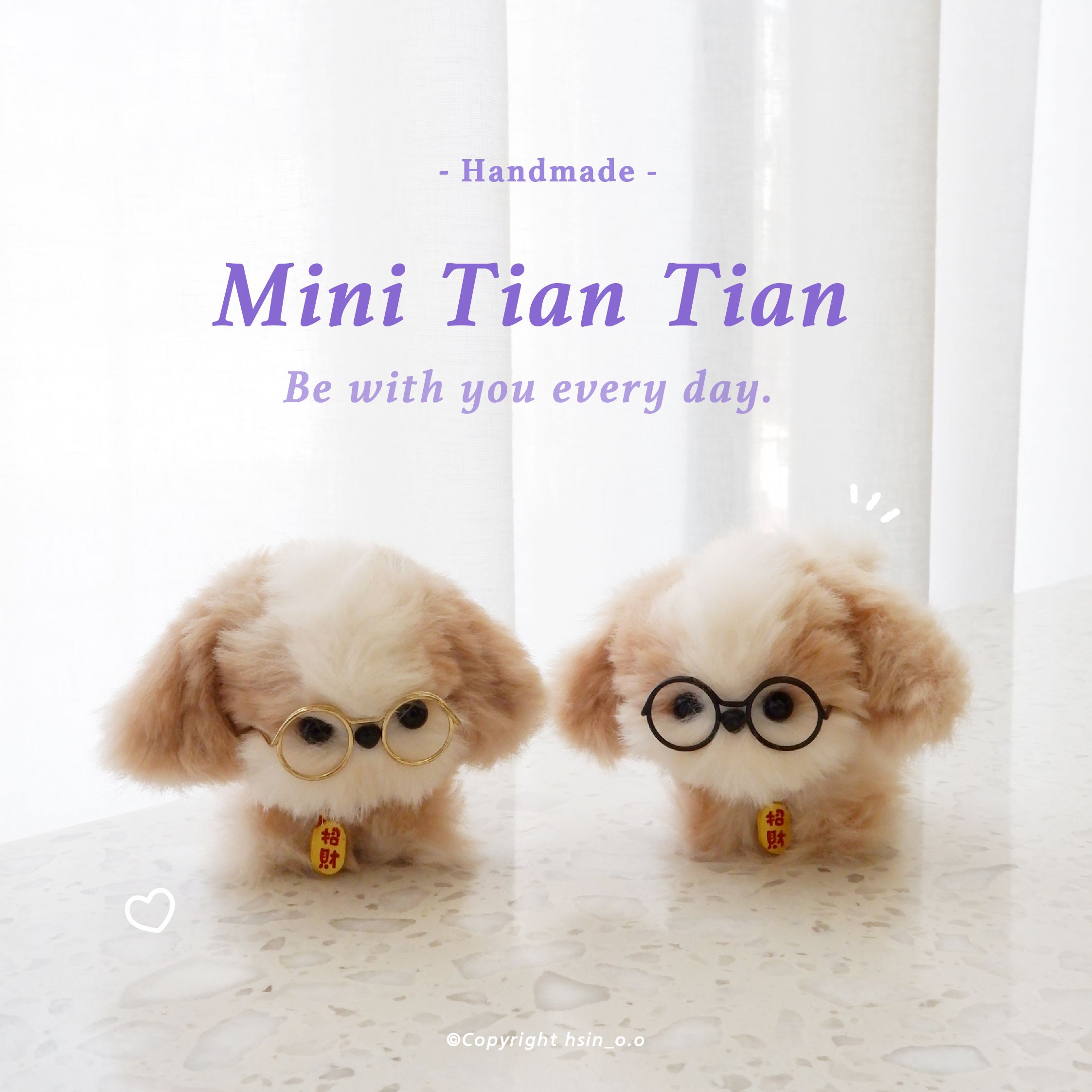 潦草梳毛小狗Mini天 ૮｡• •｡ა  少量補貨ㄉ現貨～！