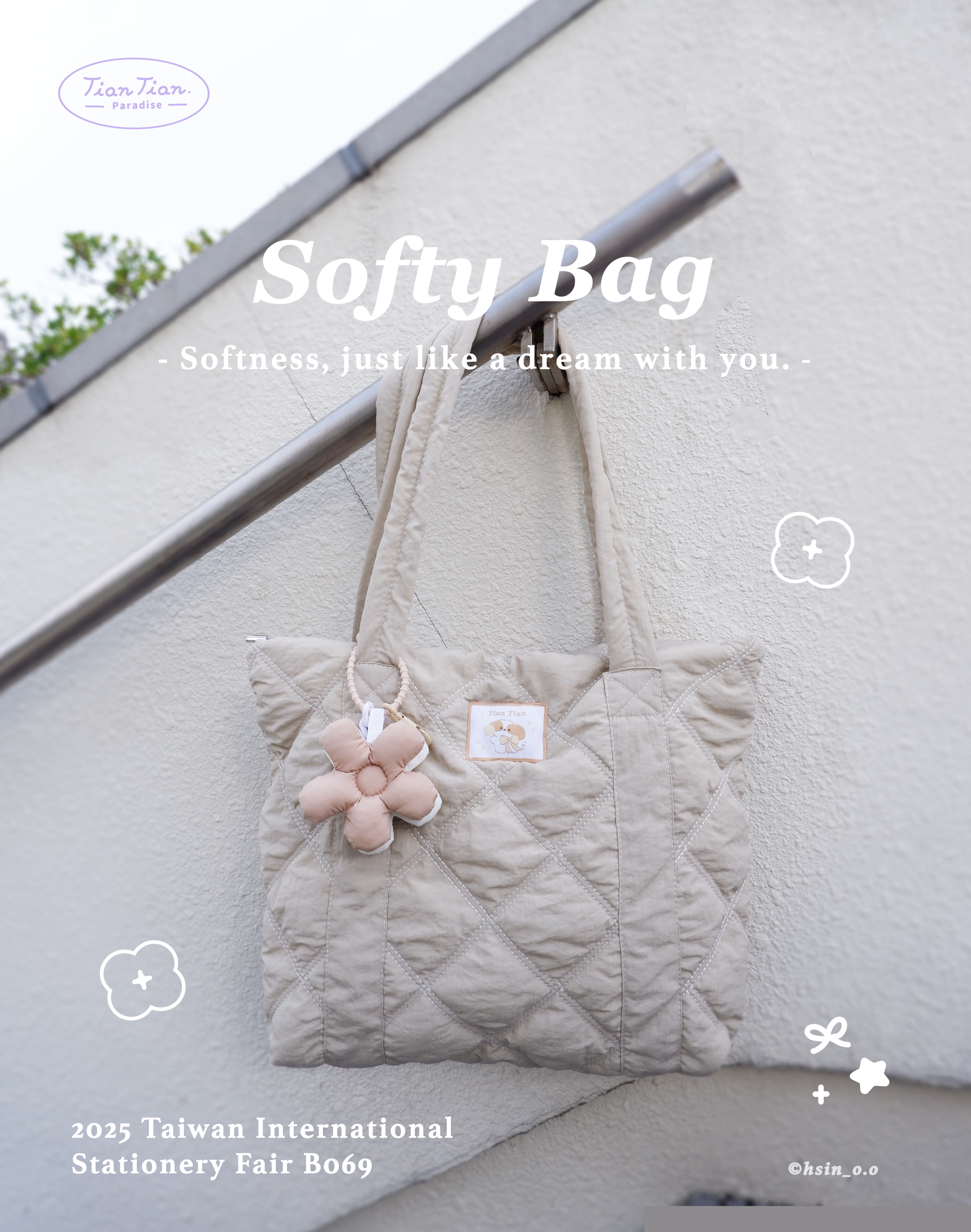 熱銷補貨到☁️ 𝑺𝒐𝒇𝒕𝒚 𝑩𝒂𝒈 輕巧大容量花花包 .ᐟ