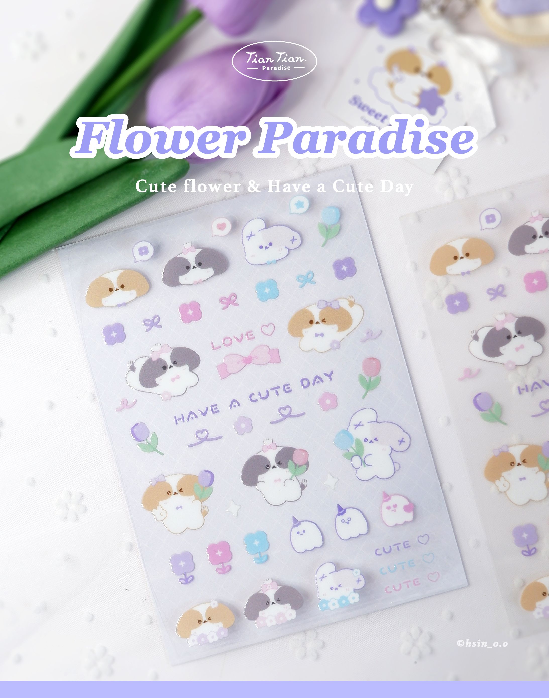 Flower Paradise水晶轉印貼