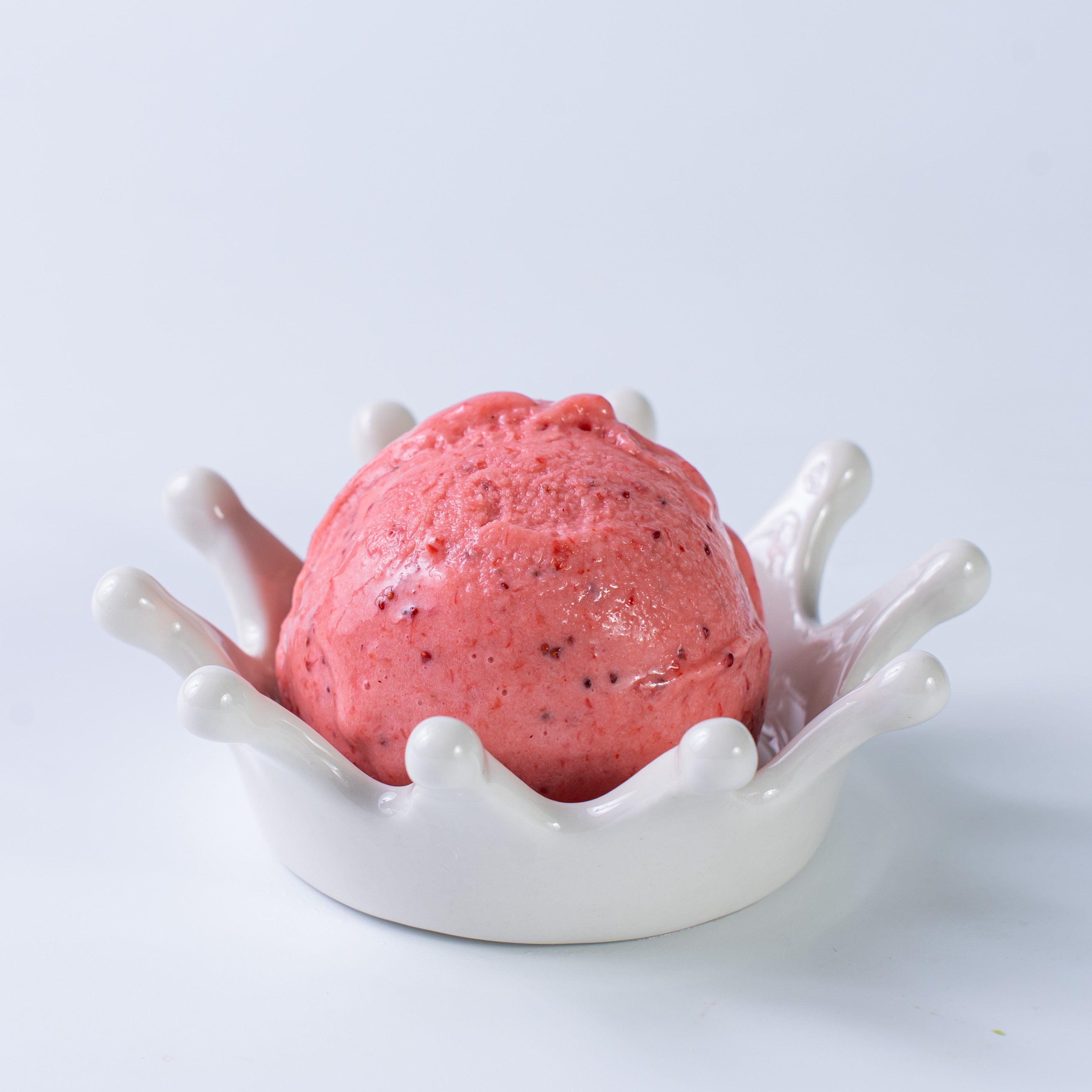 草莓原味冰淇淋（全素不加牛奶） ✅兩種選擇：家庭號/個人杯